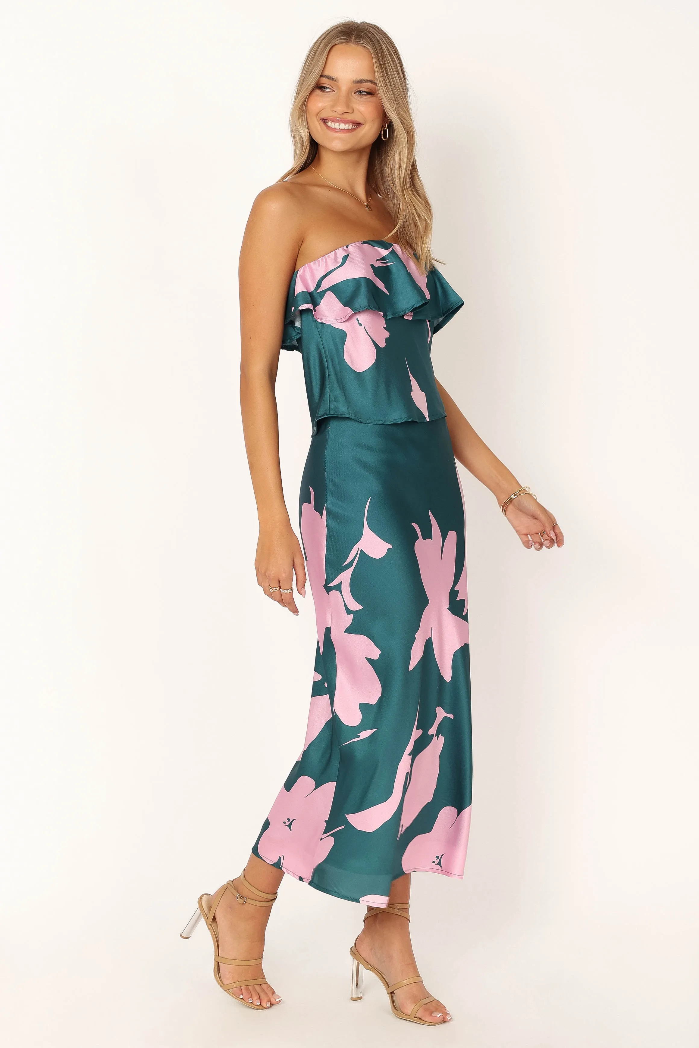 Portia Two Piece Set - Teal Floral sold by Petal & Pup product image thumbnail 2