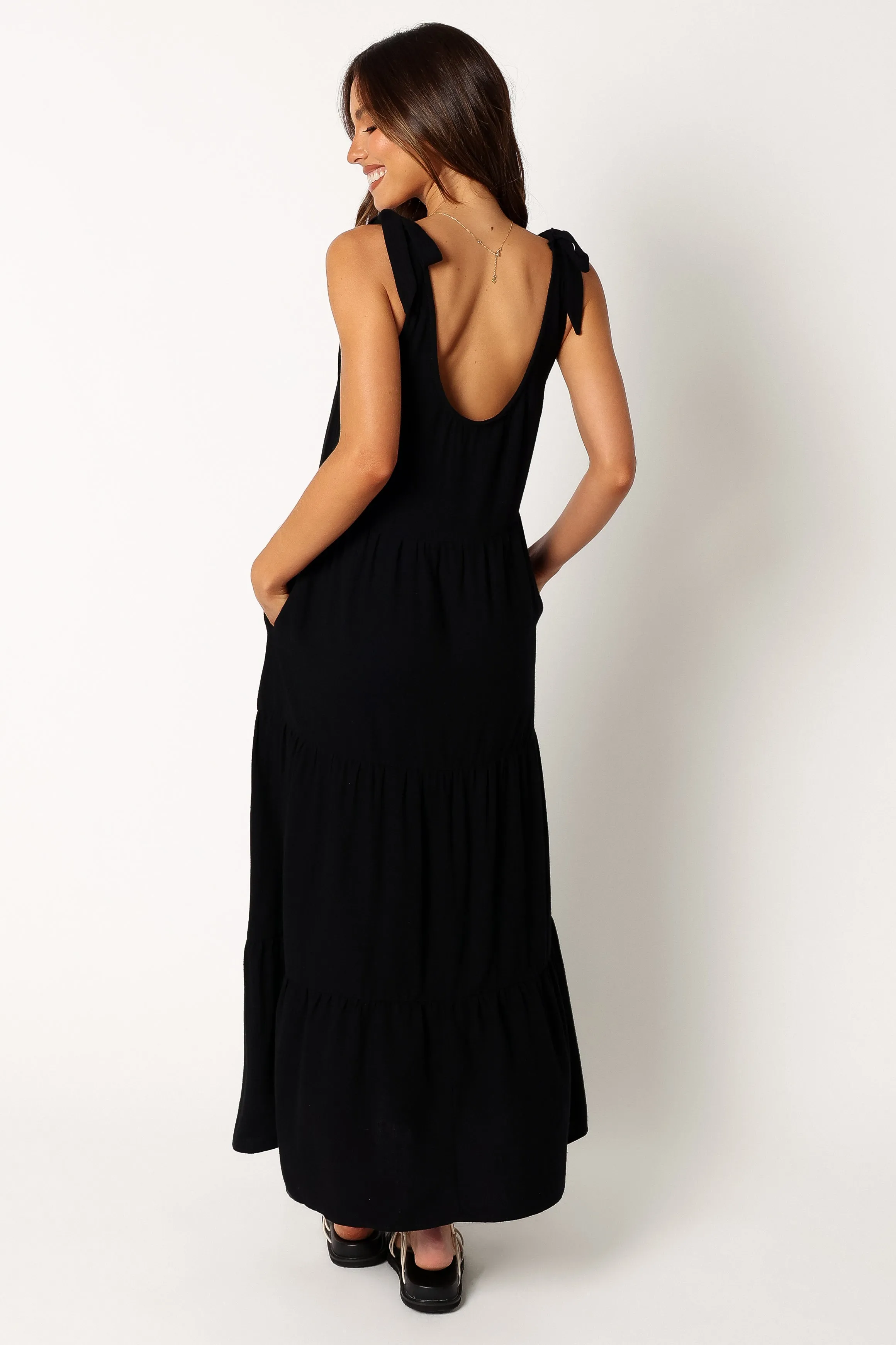 Marcy Midi Dress - Black sold by Petal & Pup product image thumbnail 2