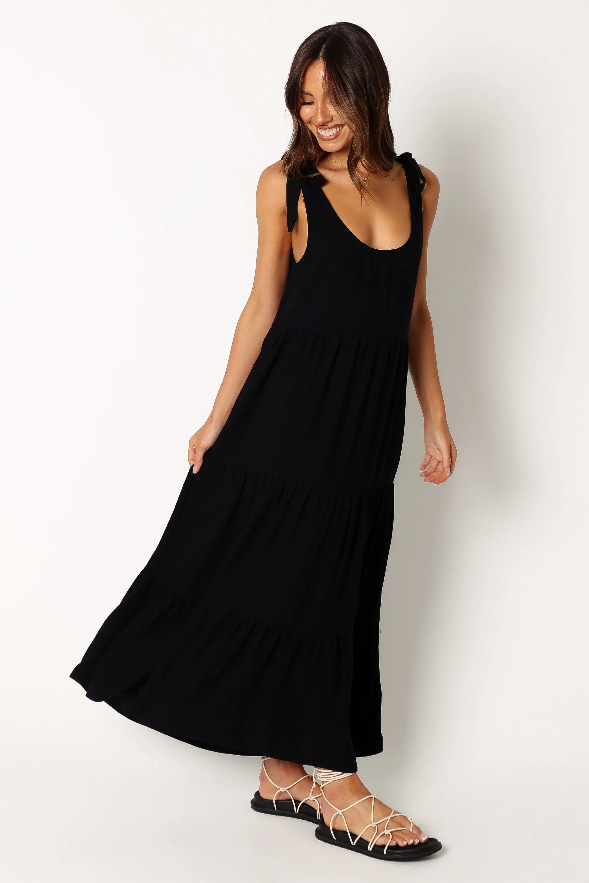 Marcy Midi Dress - Black sold by Petal & Pup product image thumbnail 5