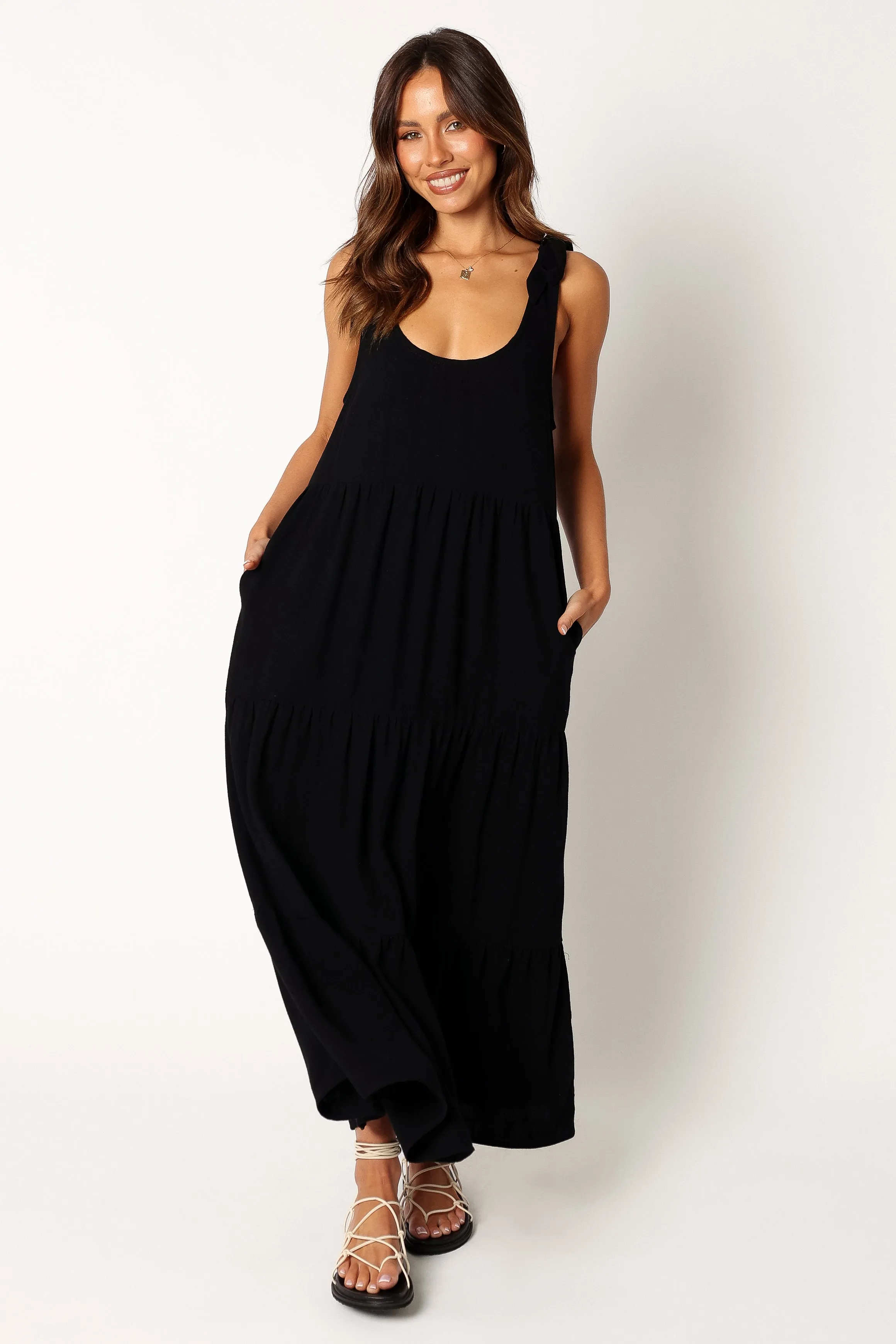 Marcy Midi Dress - Black sold by Petal & Pup product image thumbnail 4
