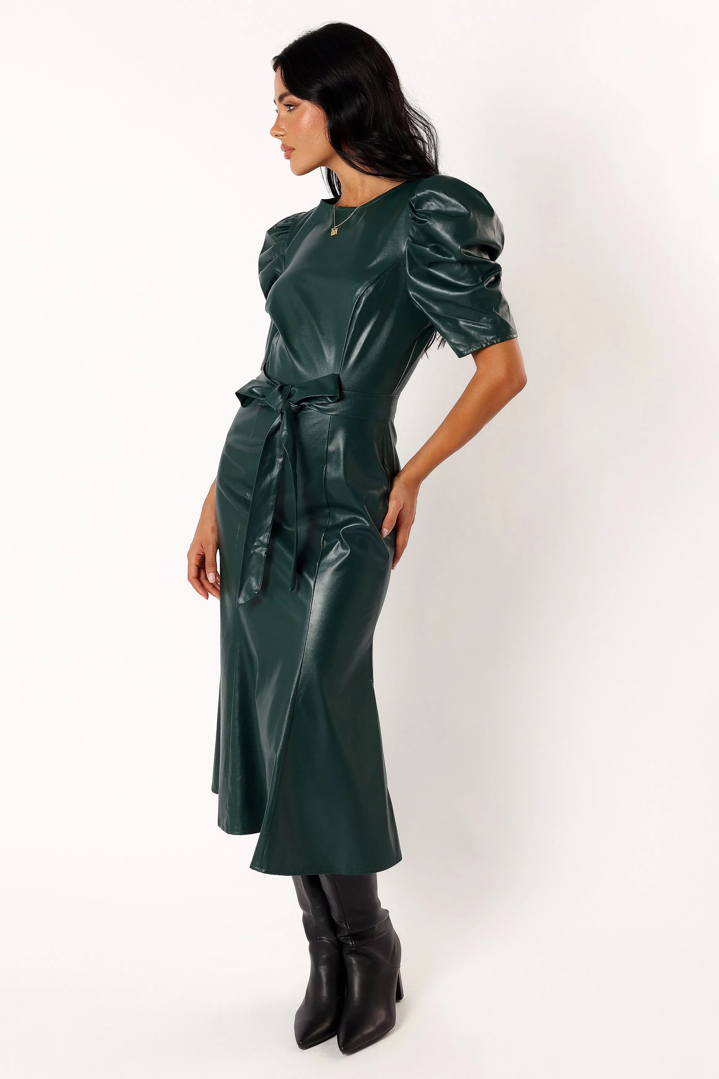 Leena Mid Dress - Jade sold by Petal & Pup product image thumbnail 4