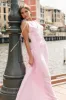 Lainey Tie Maxi Dress - Pink Stripe sold by Petal & Pup