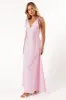 Lainey Tie Maxi Dress - Pink Stripe sold by Petal & Pup