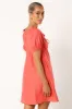Taylin Mini Dress - Coral sold by Petal & Pup