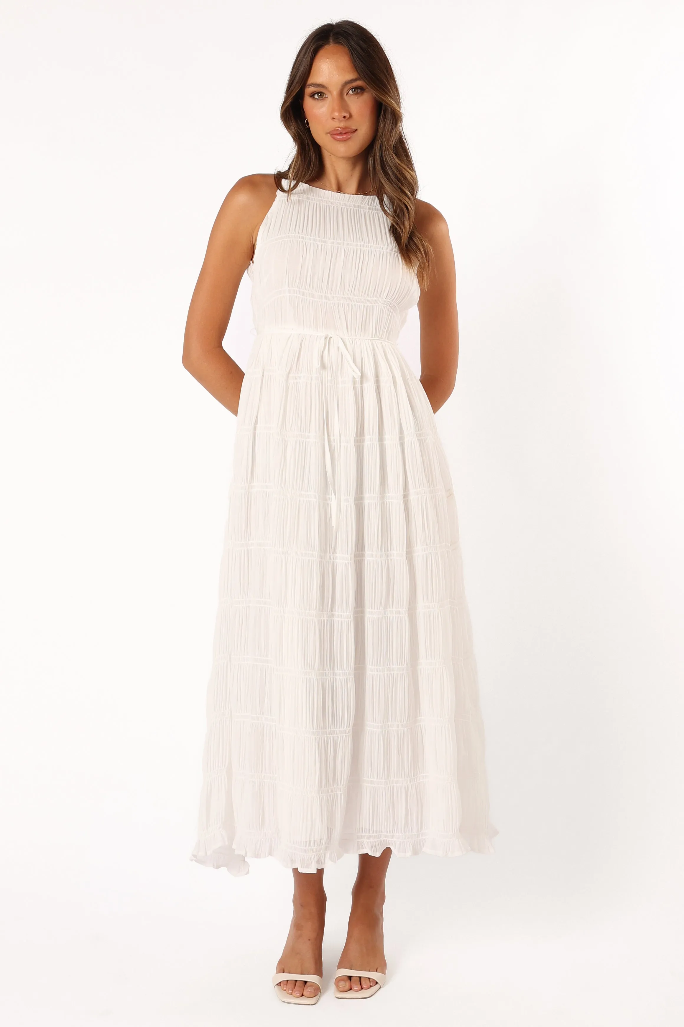 Ema Maxi Dress - White sold by Petal & Pup product image thumbnail 3