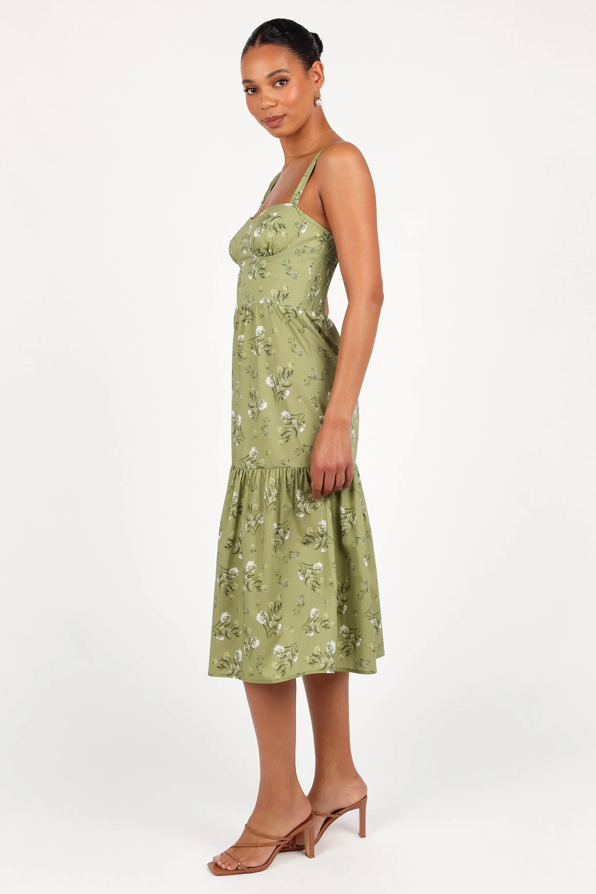 Paisley Midi Dress - Sage Botanica sold by Petal & Pup product image thumbnail 4