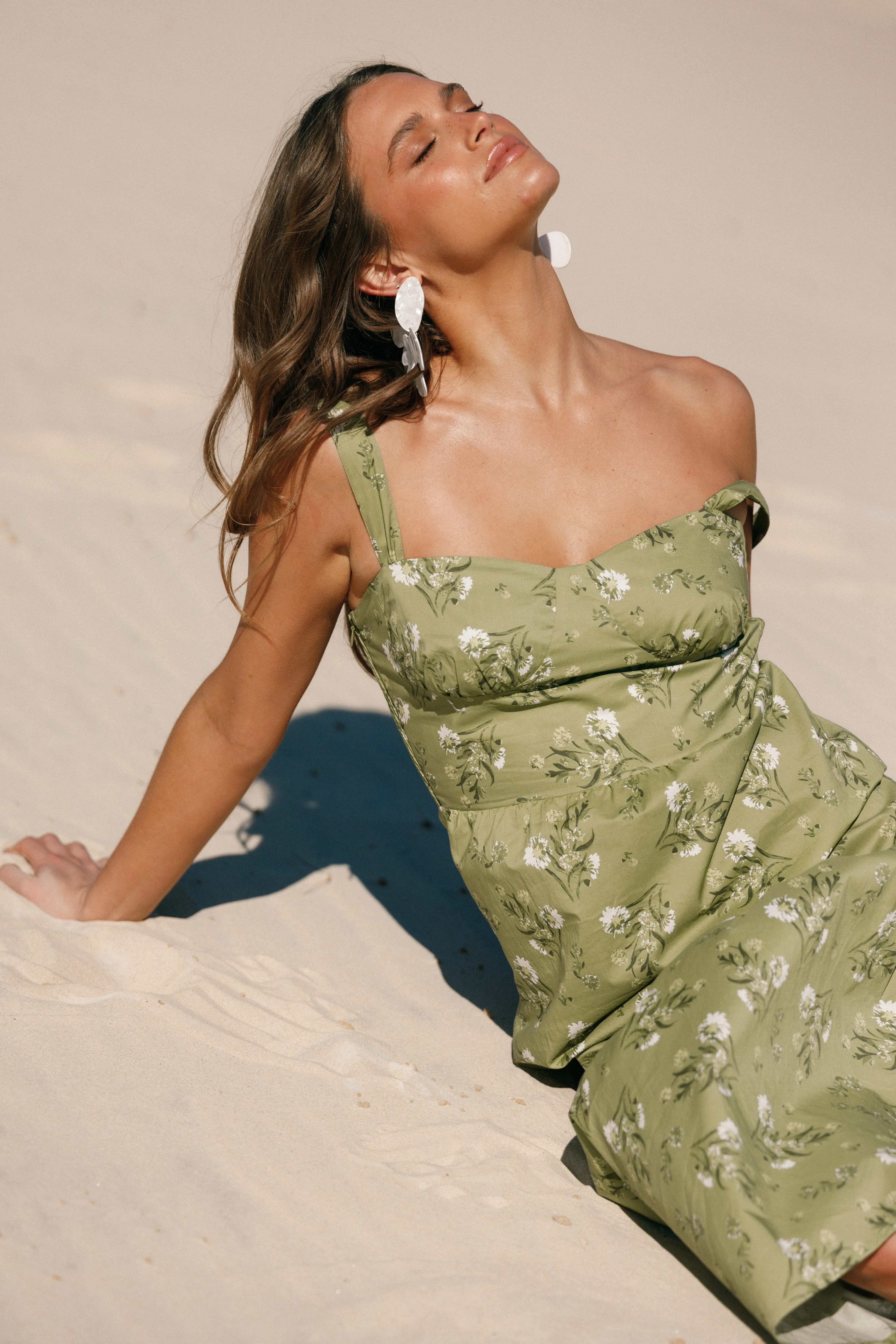 Paisley Midi Dress - Sage Botanica sold by Petal & Pup product image thumbnail 2
