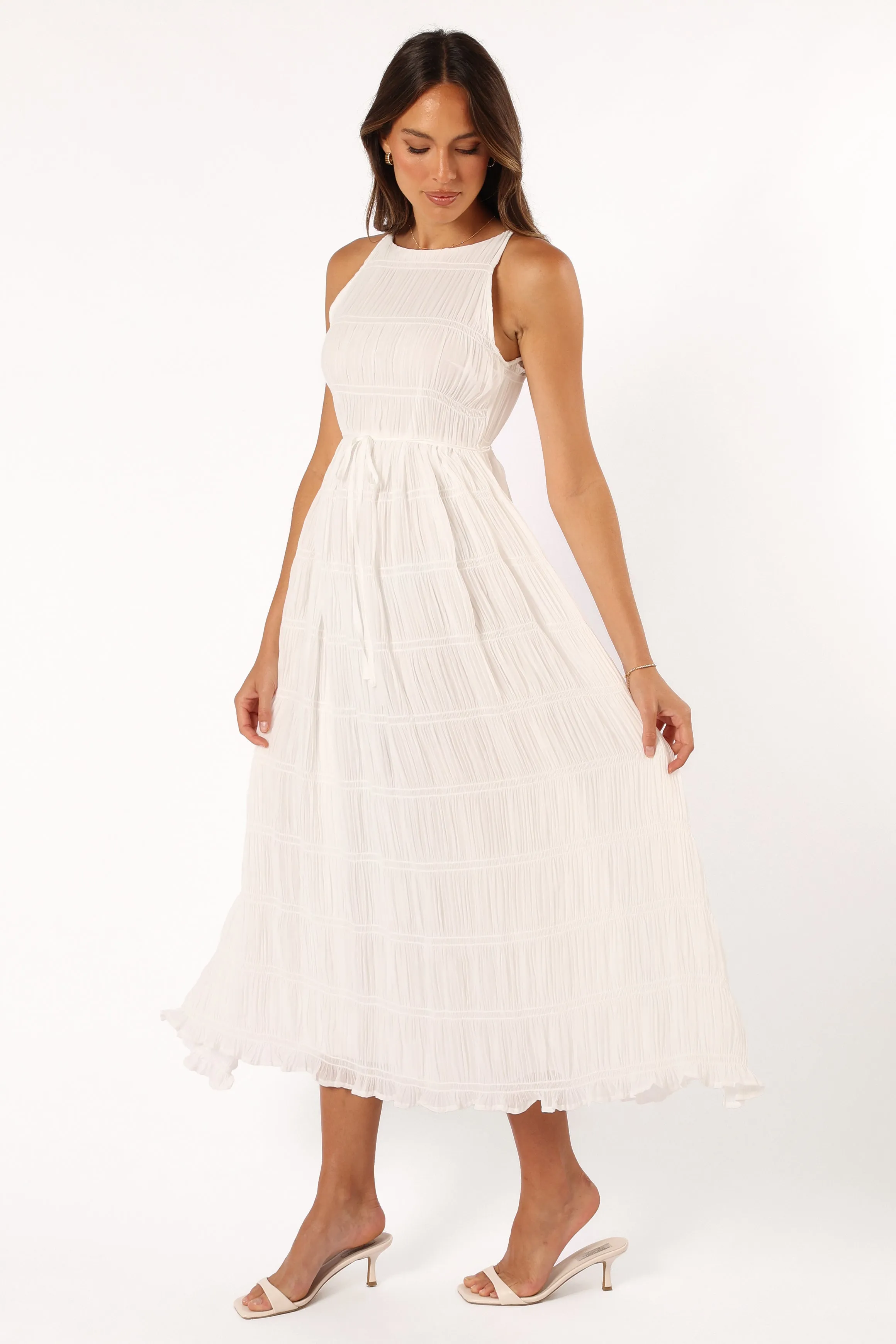 Ema Maxi Dress - White sold by Petal & Pup product image thumbnail 4