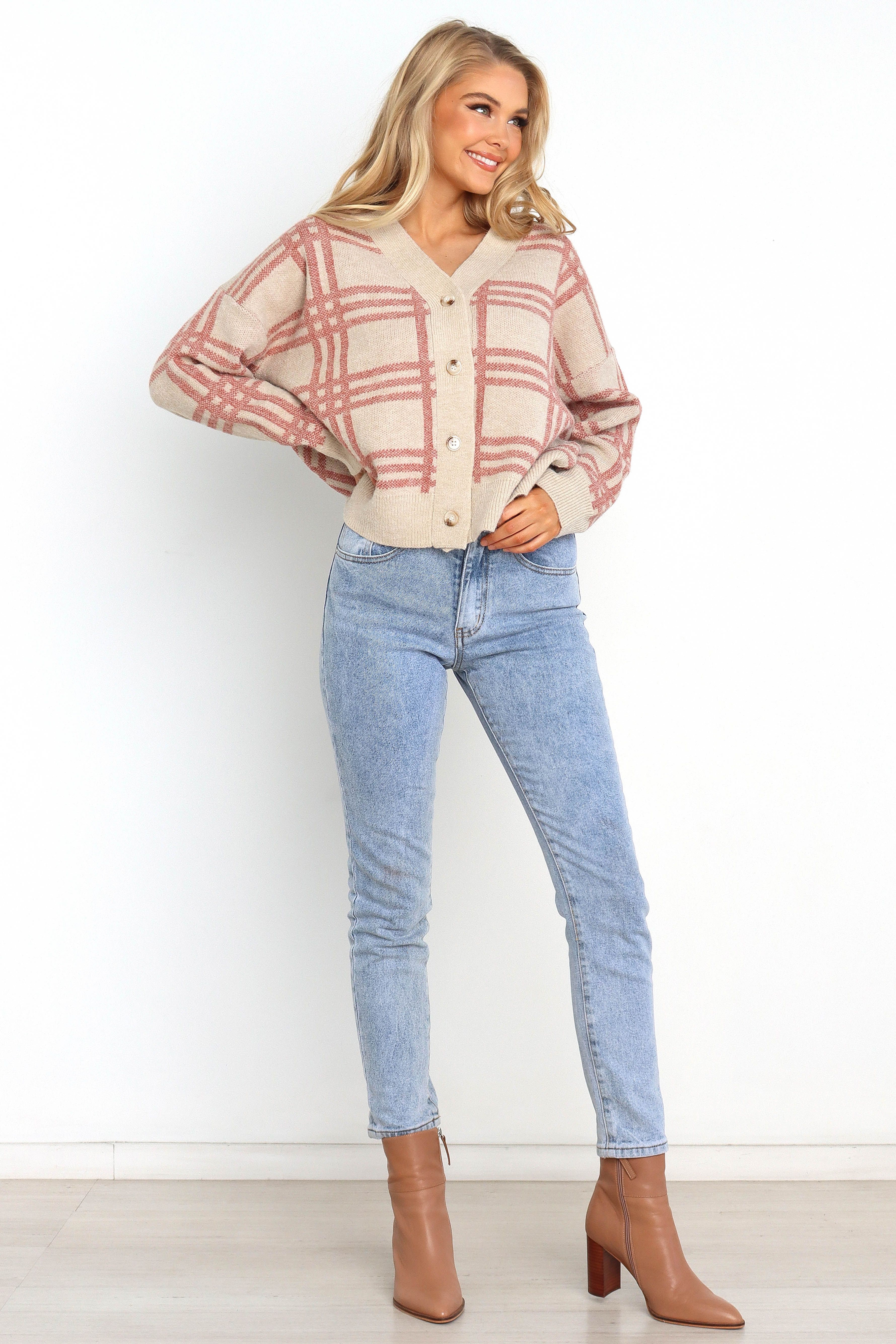 Madison Cardigan - Beige sold by Petal & Pup product image thumbnail 4