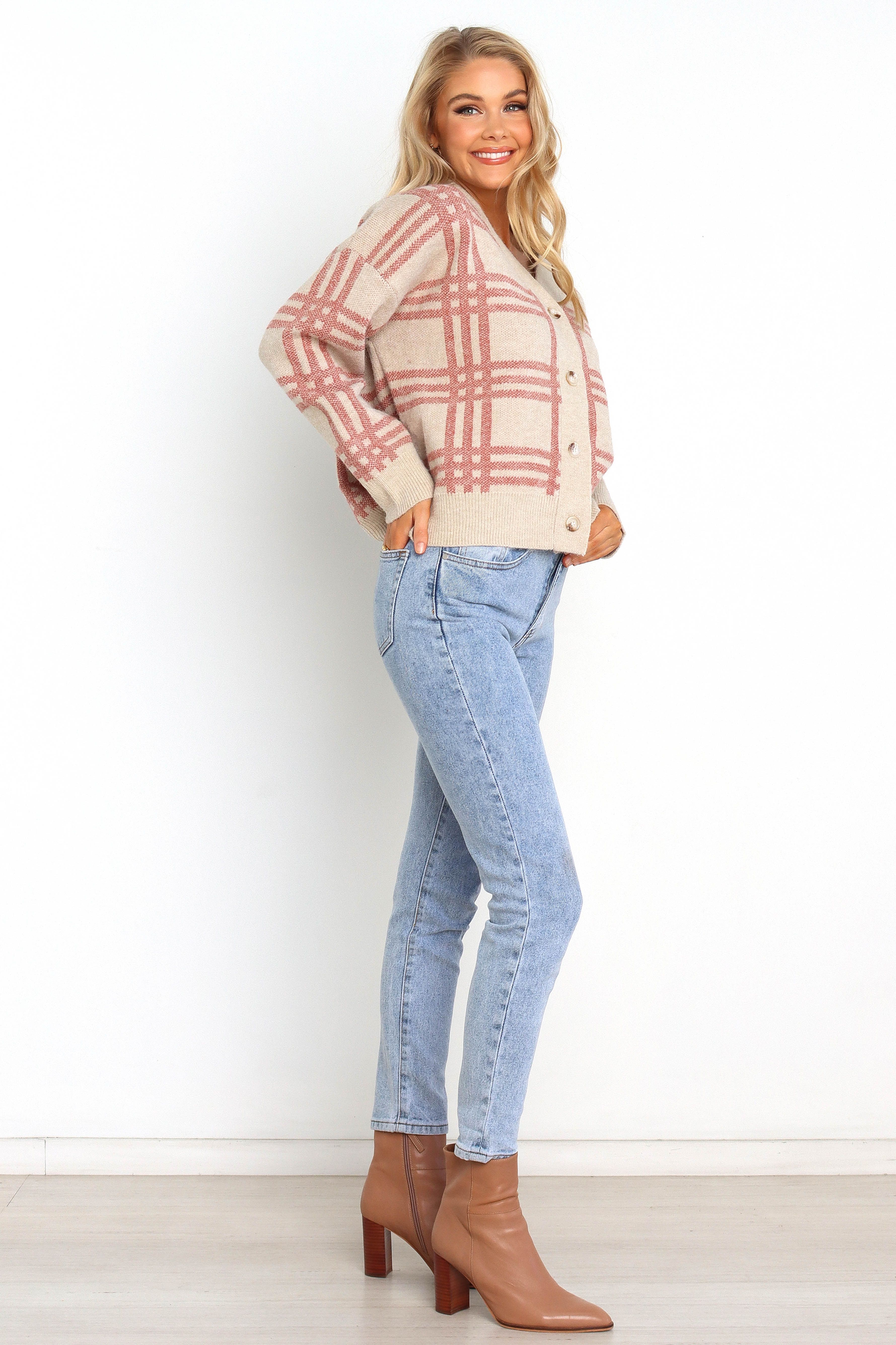 Madison Cardigan - Beige sold by Petal & Pup product image thumbnail 6