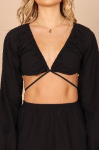 Addison Two Piece Set - Black sold by Petal & Pup