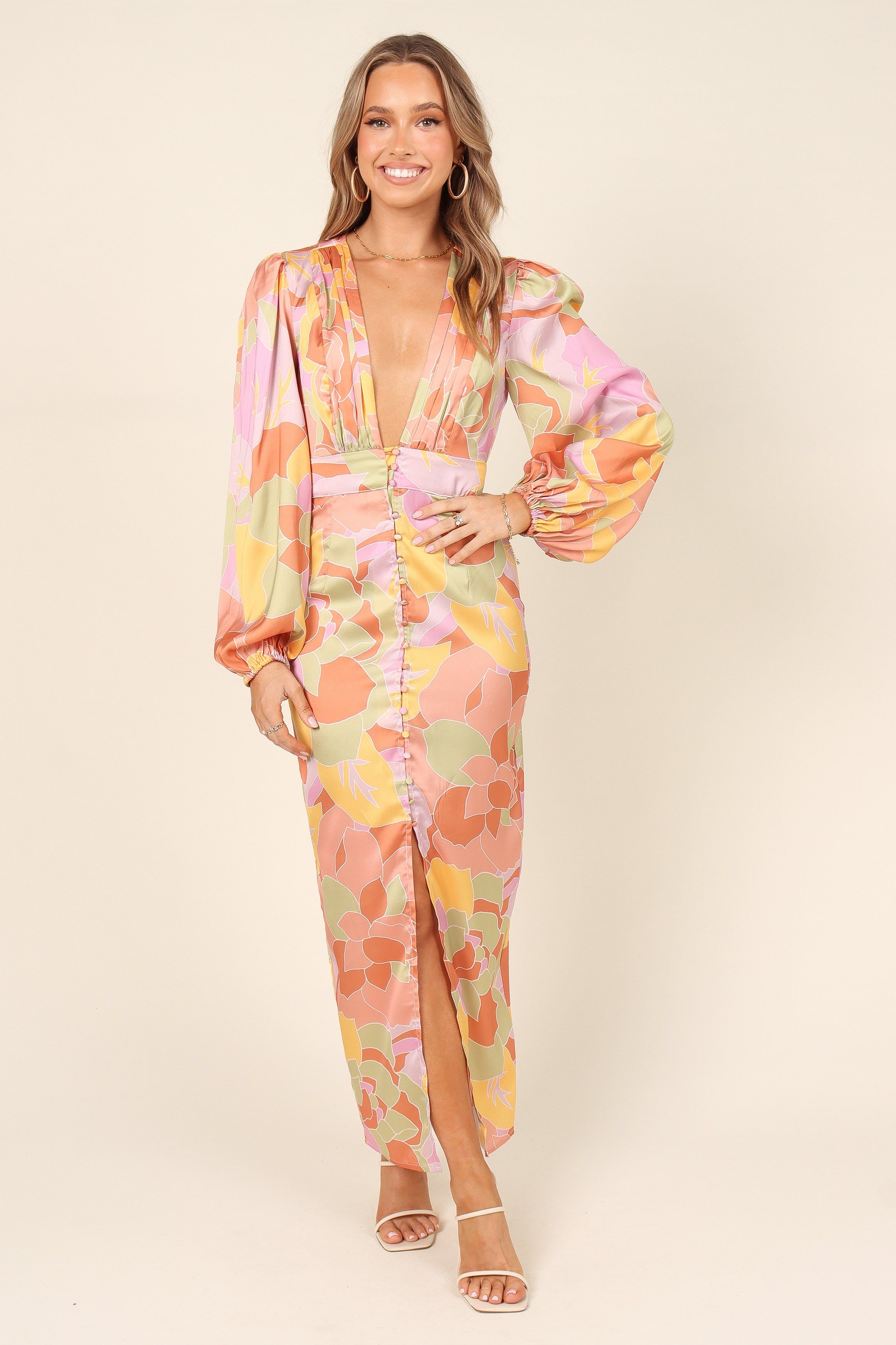 Mindy Dress - Sage Multi sold by Petal & Pup product image thumbnail 2