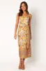Clement Wrap Midi Dress - Tropical sold by Petal & Pup