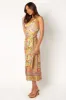 Clement Wrap Midi Dress - Tropical sold by Petal & Pup