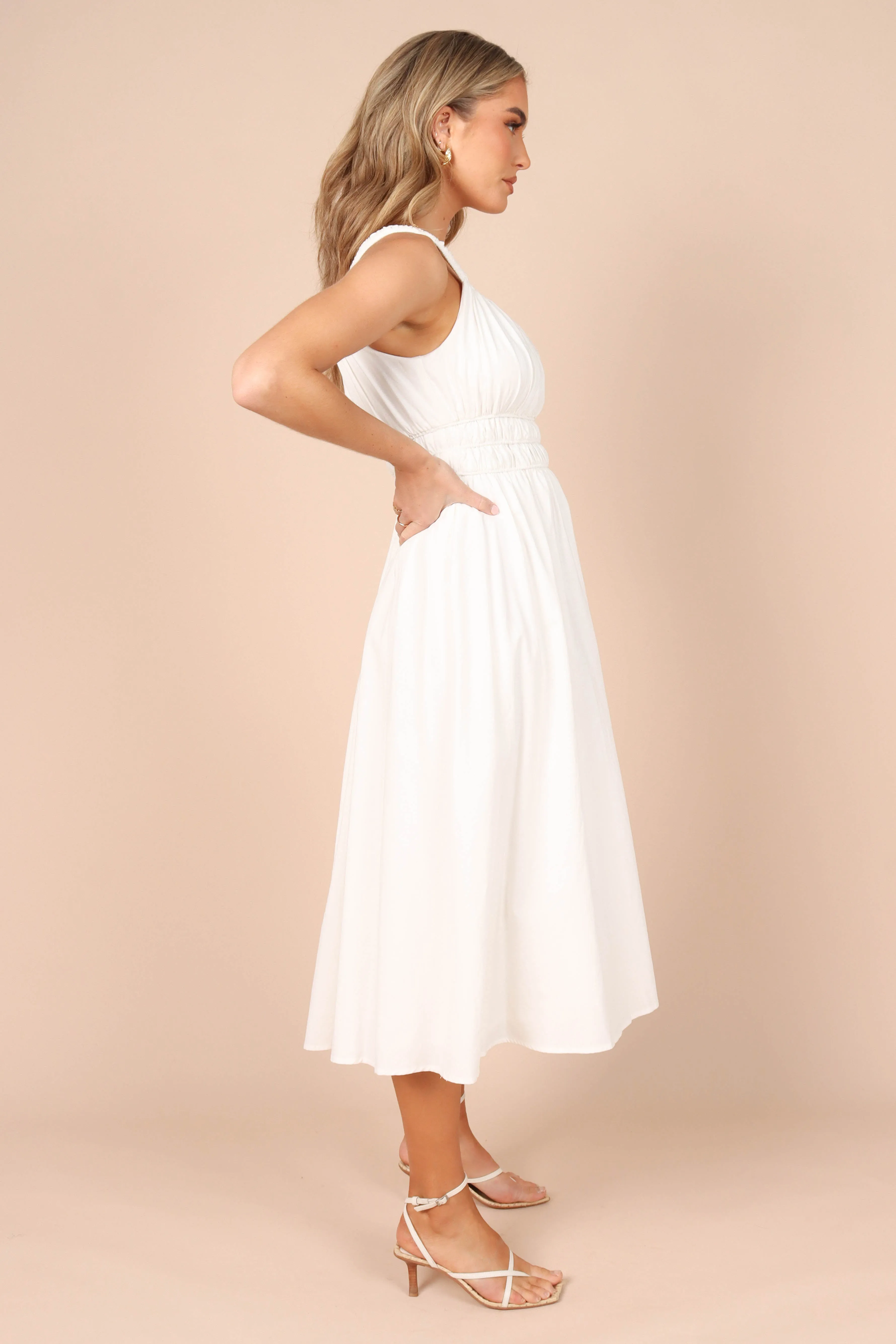 Everleigh Dress - White sold by Petal & Pup product image thumbnail 5