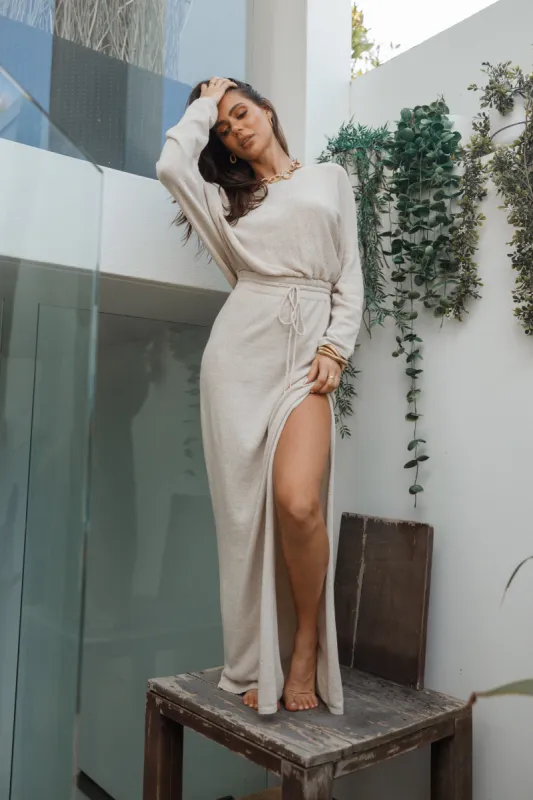 Florida Maxi Dress - Sand sold by Petal & Pup