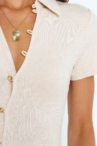 Adelle Dress - Beige sold by Petal & Pup
