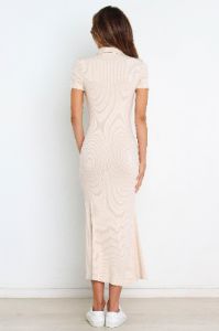Adelle Dress - Beige sold by Petal & Pup