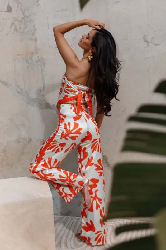 Avianna Pants - Orange Botanica sold by Petal & Pup