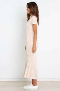 Adelle Dress - Beige sold by Petal & Pup