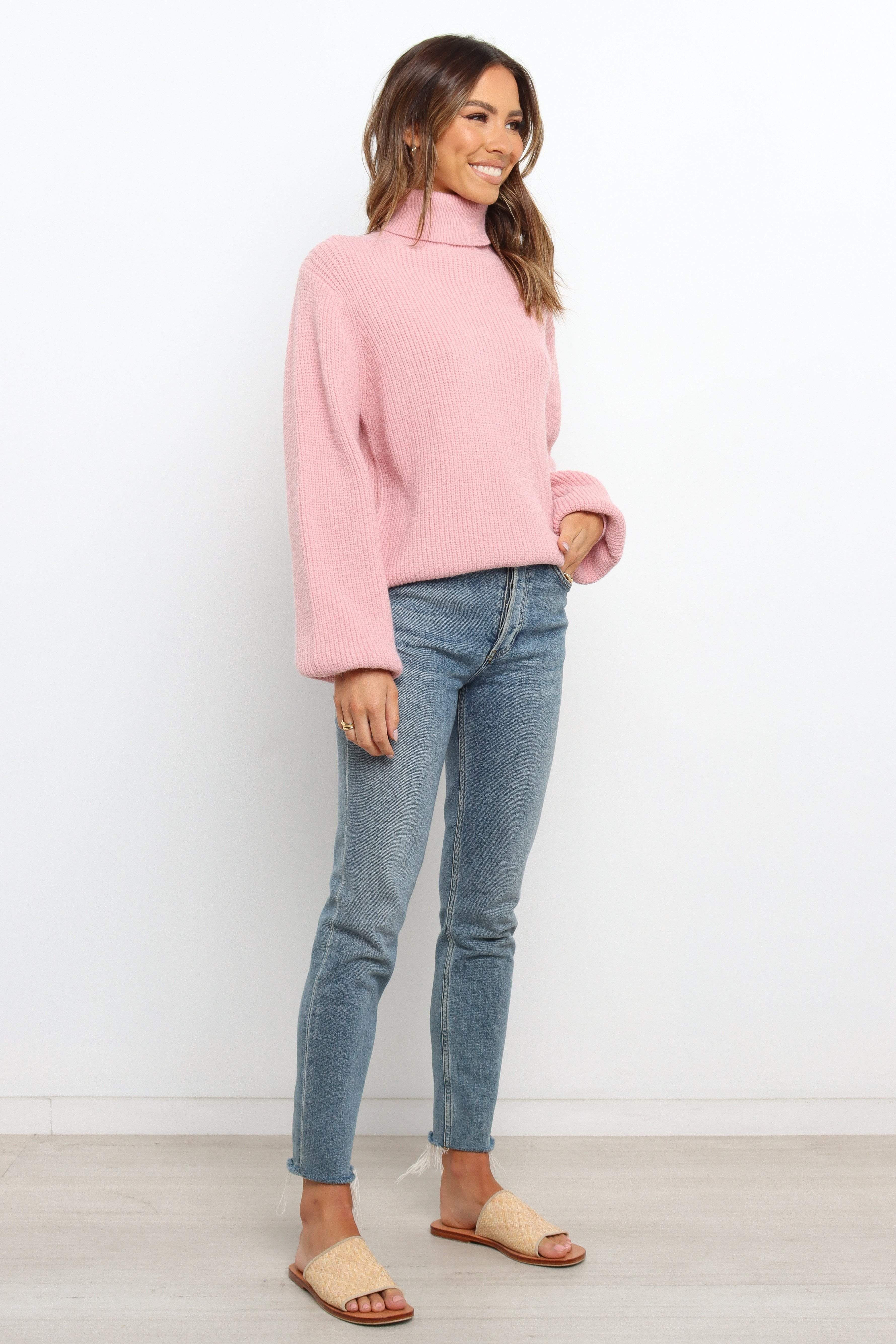 Freddie Knit Sweater - Pink sold by Petal & Pup product image thumbnail 4