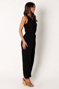 Douglas Jumpsuit - Black sold by Petal & Pup