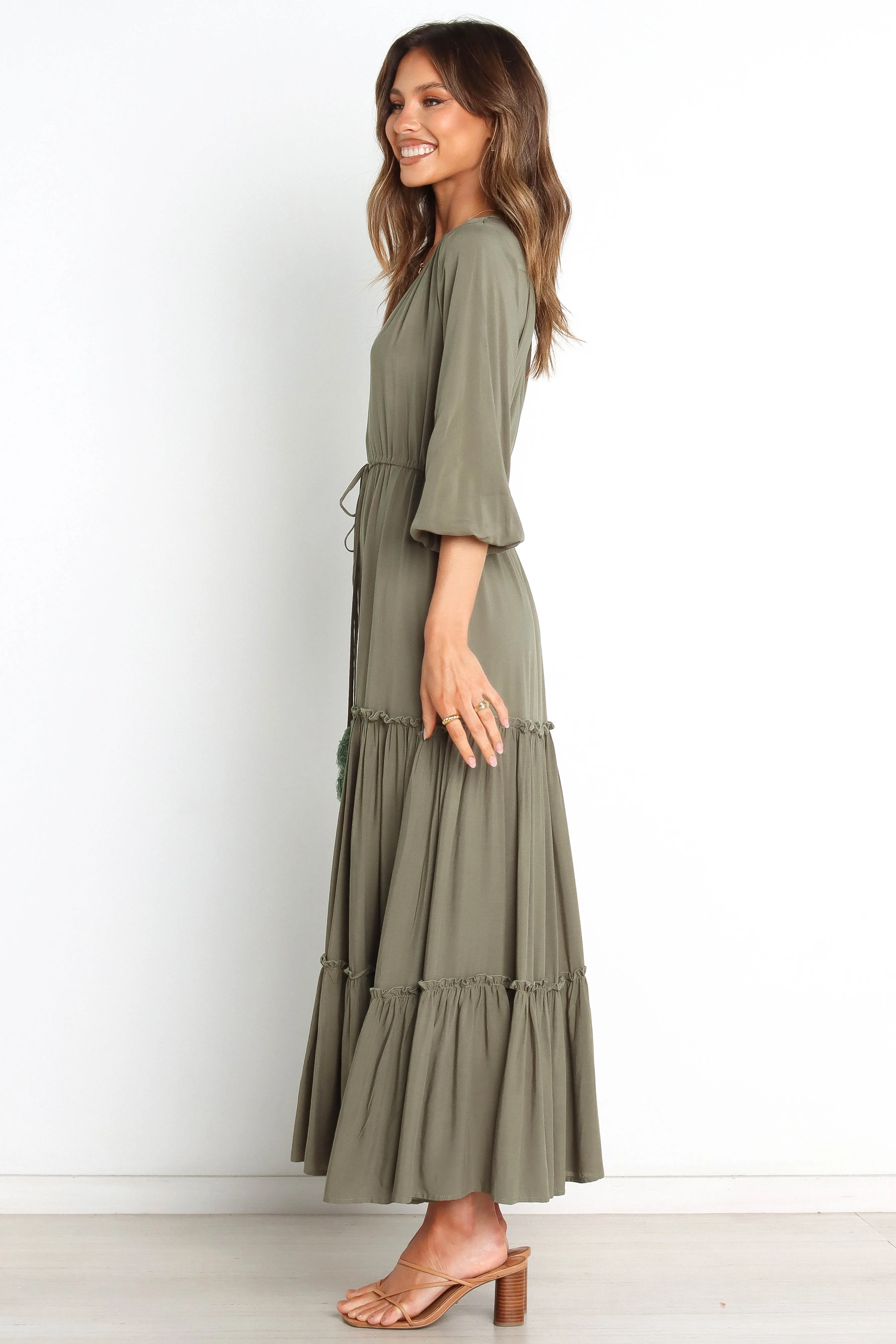 Palech Dress - Olive sold by Petal & Pup product image thumbnail 4
