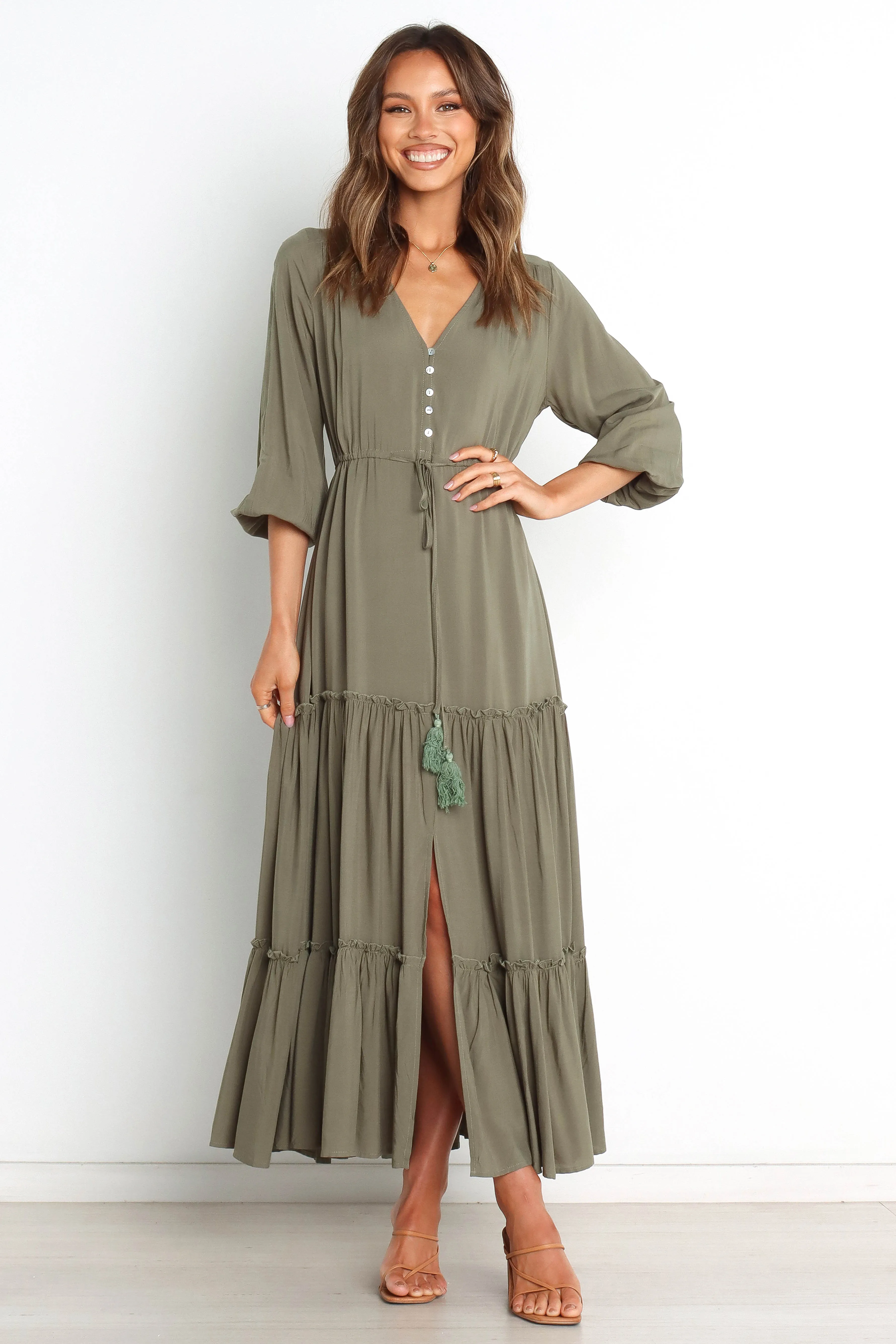 Palech Dress - Olive sold by Petal & Pup product image thumbnail 2