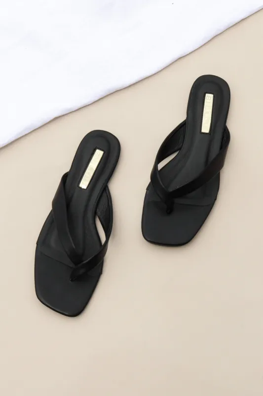 Azara Slide - Black sold by Petal & Pup