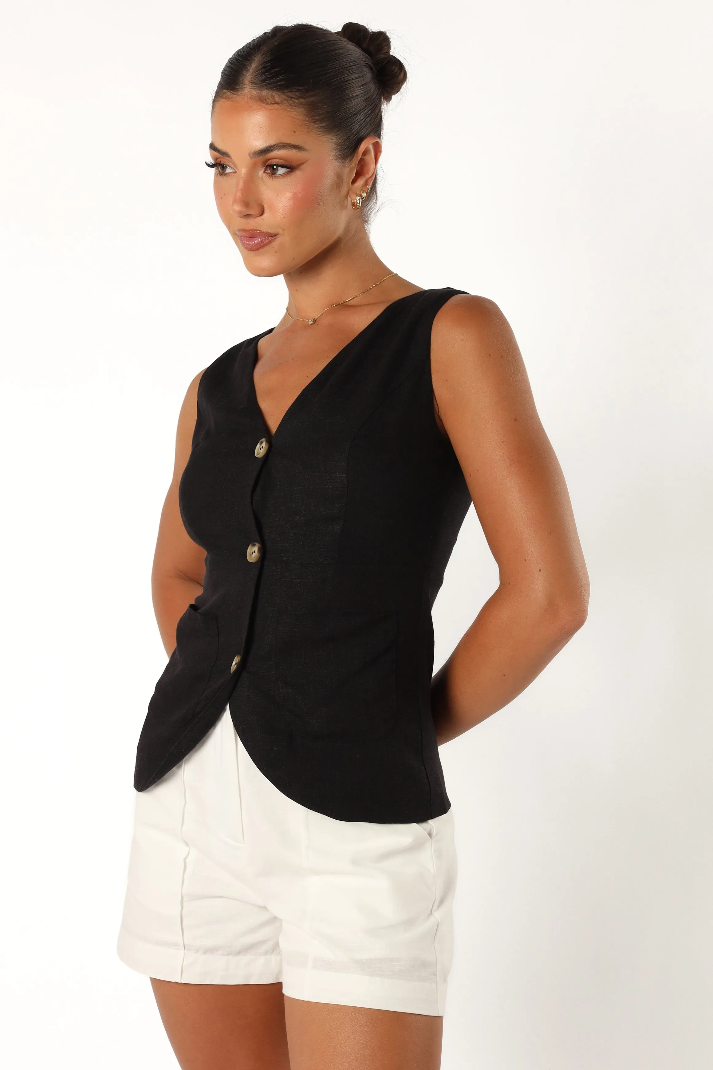 Lola Vest - Black sold by Petal & Pup