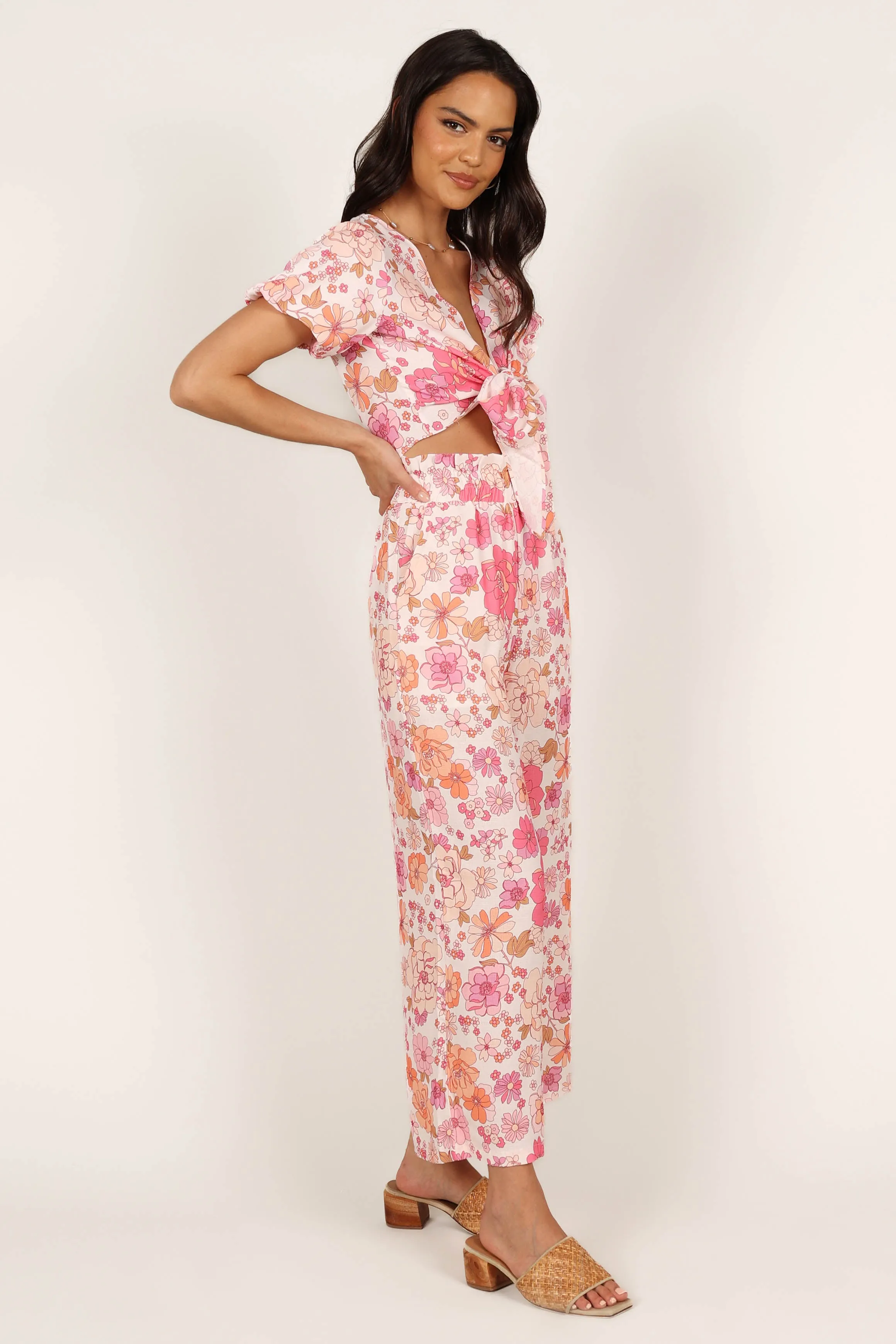 Matilda Top & Pant Set - Pink Floral sold by Petal & Pup product image thumbnail 5