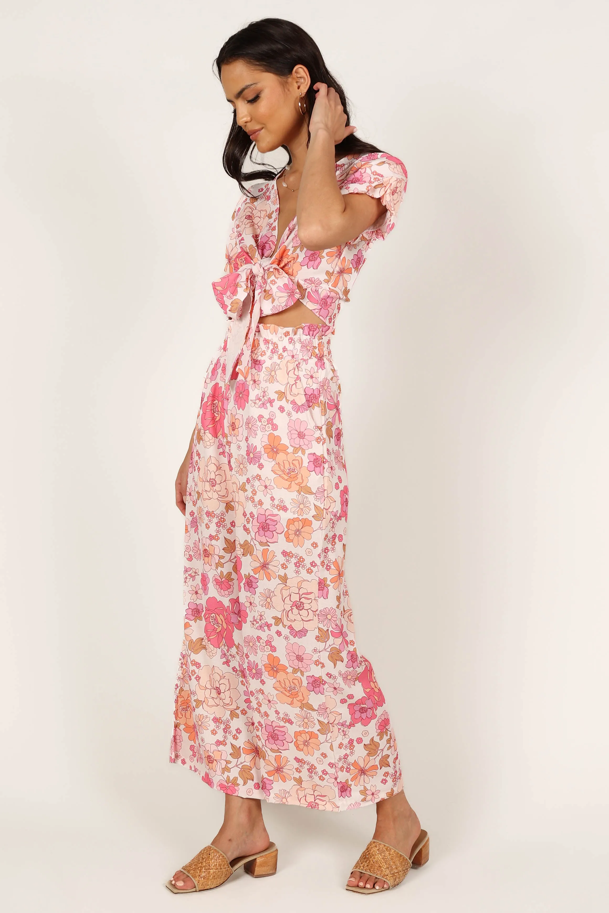 Matilda Top & Pant Set - Pink Floral sold by Petal & Pup product image thumbnail 4