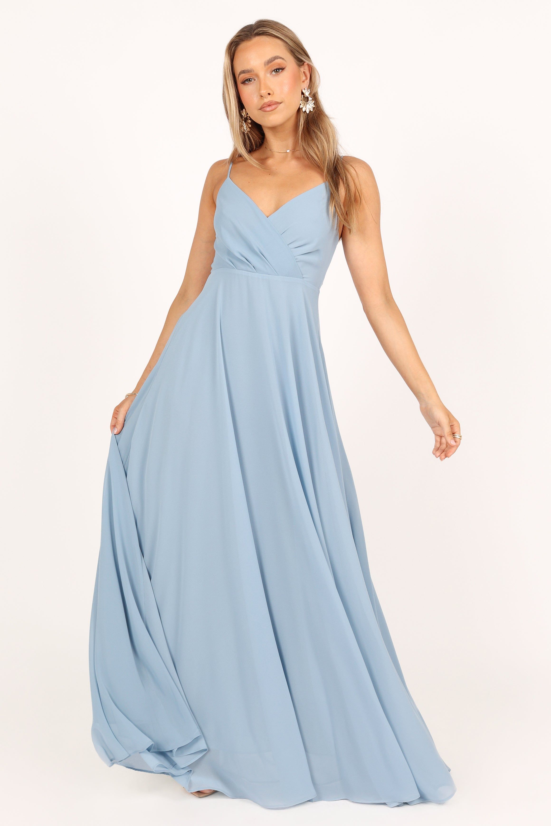 Flourish Maxi Dress - Blue sold by Petal & Pup product image thumbnail 4