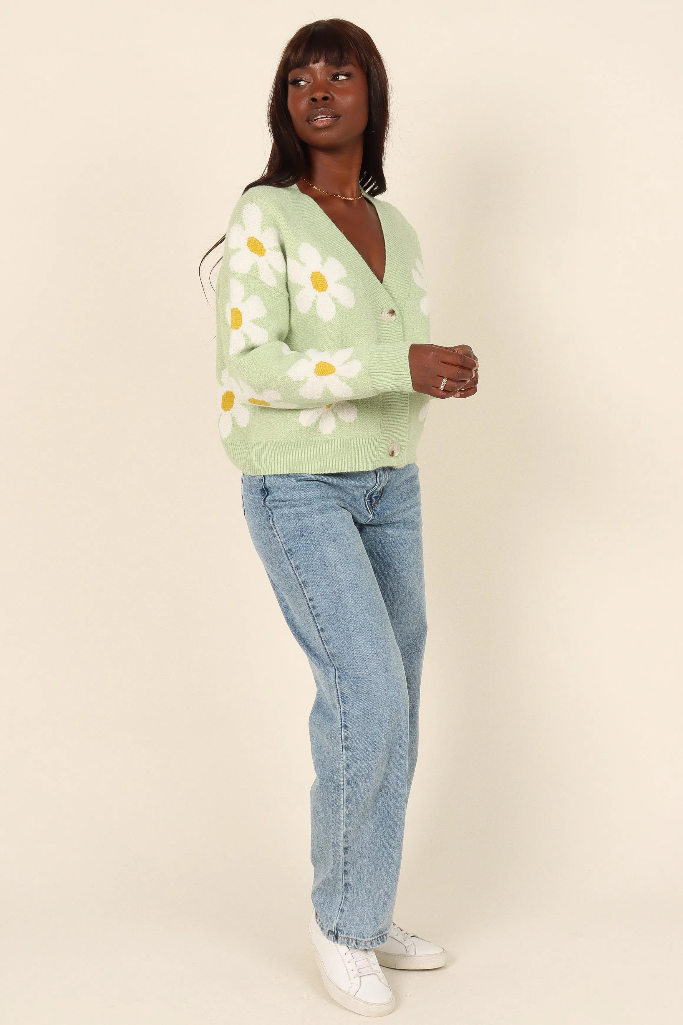Daisy Cardigan - Green sold by Petal & Pup product image thumbnail 4