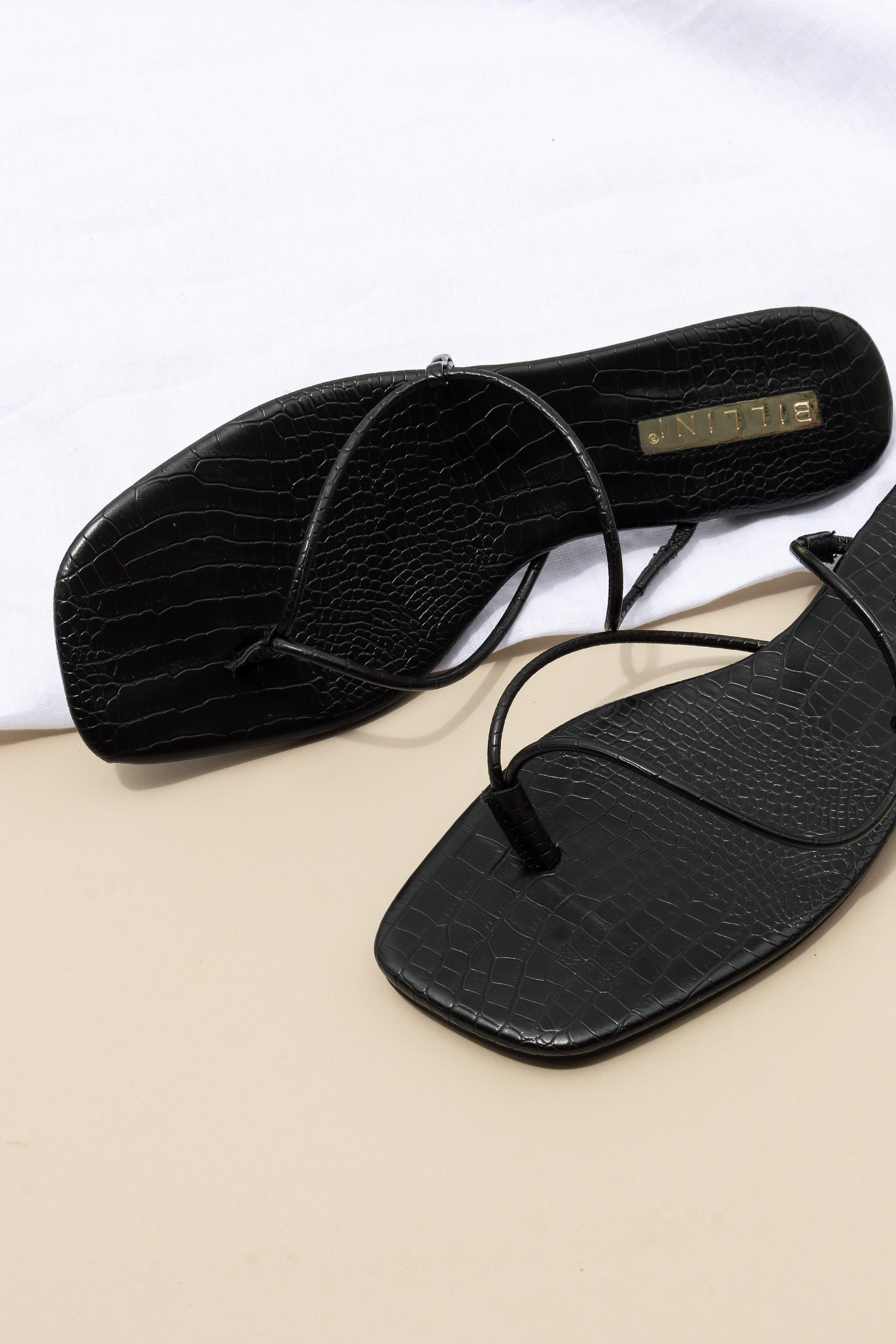 Ariel Sandal - Black Croc sold by Petal & Pup product image thumbnail 2