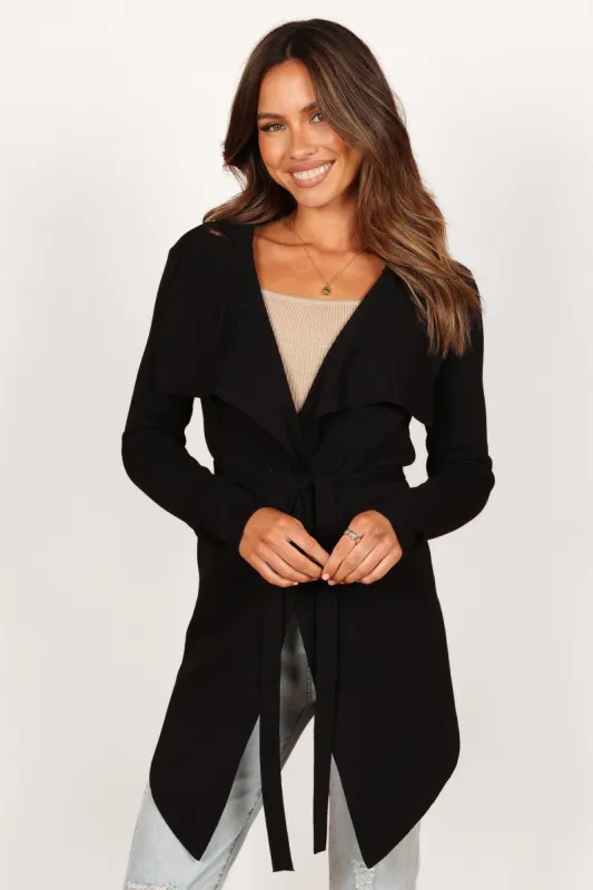 Zimmer Cardigan - Black sold by Petal & Pup