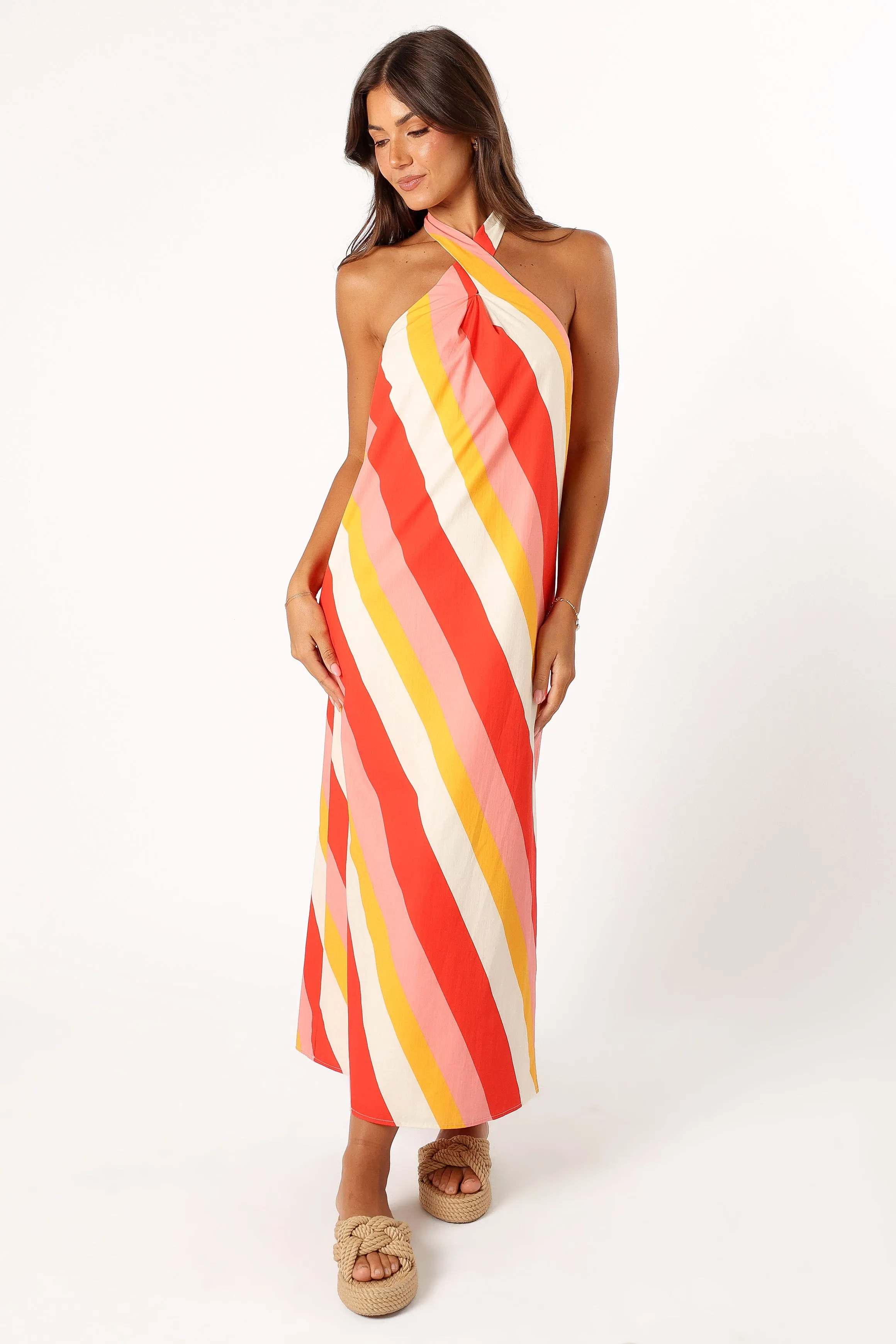 Sabbia Maxi Dress - Pink Stripe sold by Petal & Pup product image thumbnail 3