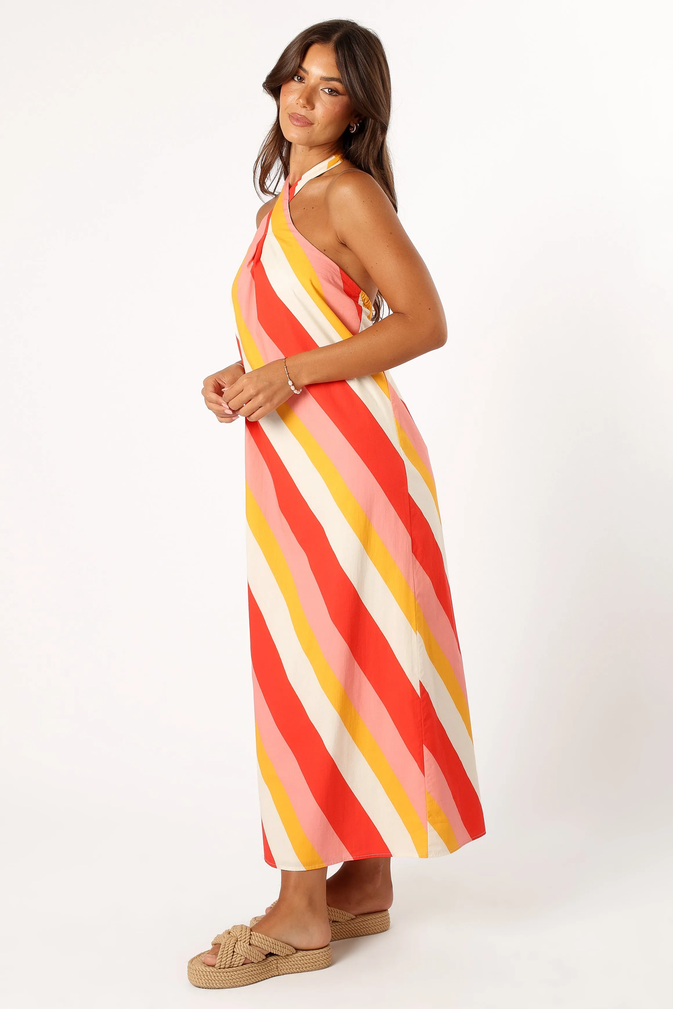 Sabbia Maxi Dress - Pink Stripe sold by Petal & Pup product image thumbnail 5