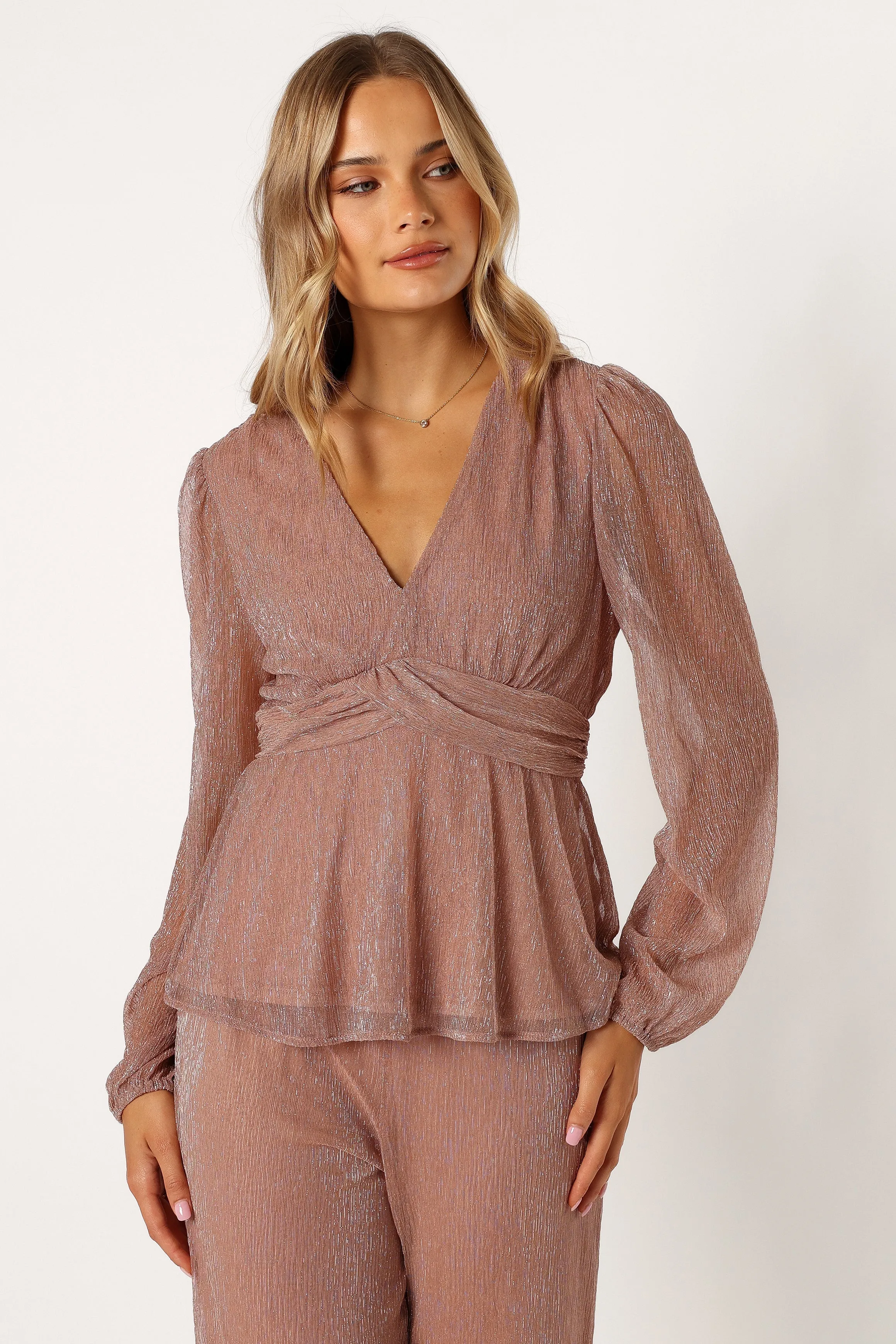 Ramona Long Sleeve Top - Rose sold by Petal & Pup product image thumbnail 5