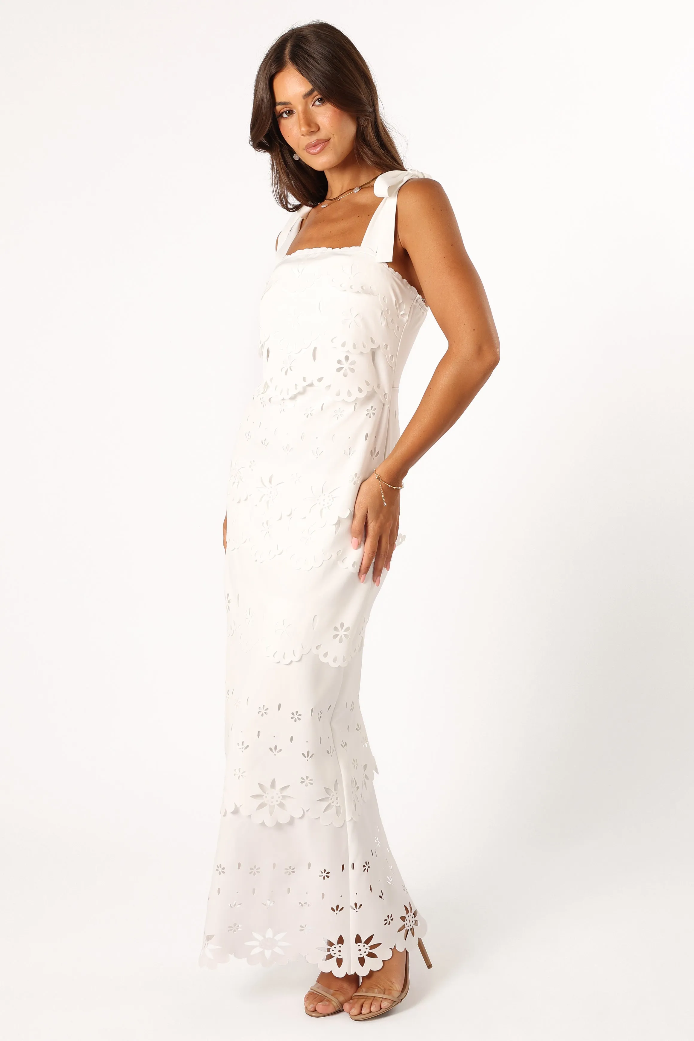 Pippa Maxi Dress - Off White sold by Petal & Pup product image thumbnail 3