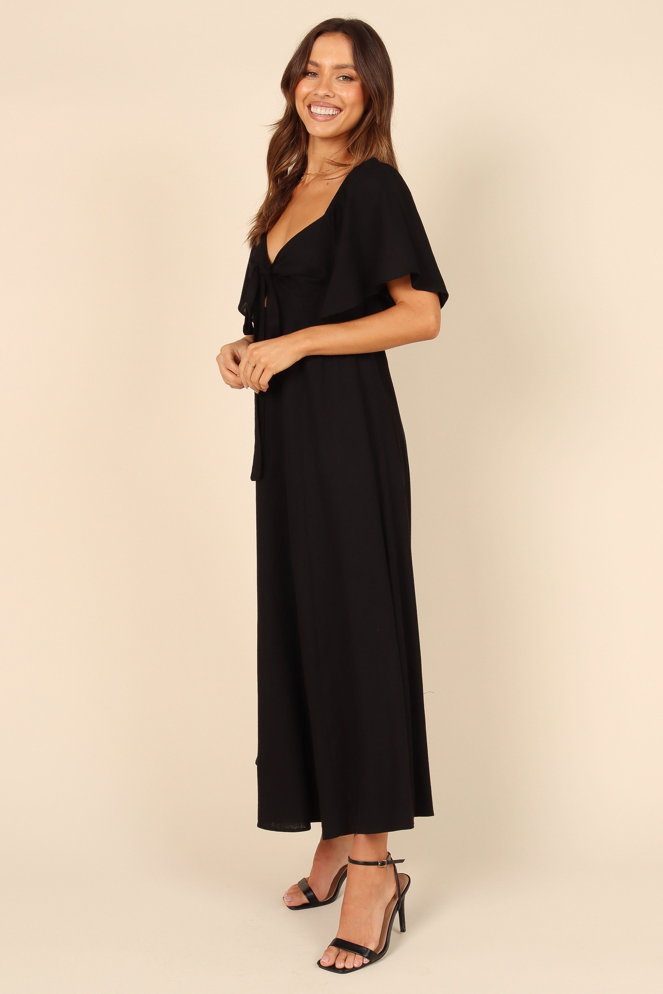 Lena Cut Out Dress - Black sold by Petal & Pup product image thumbnail 3