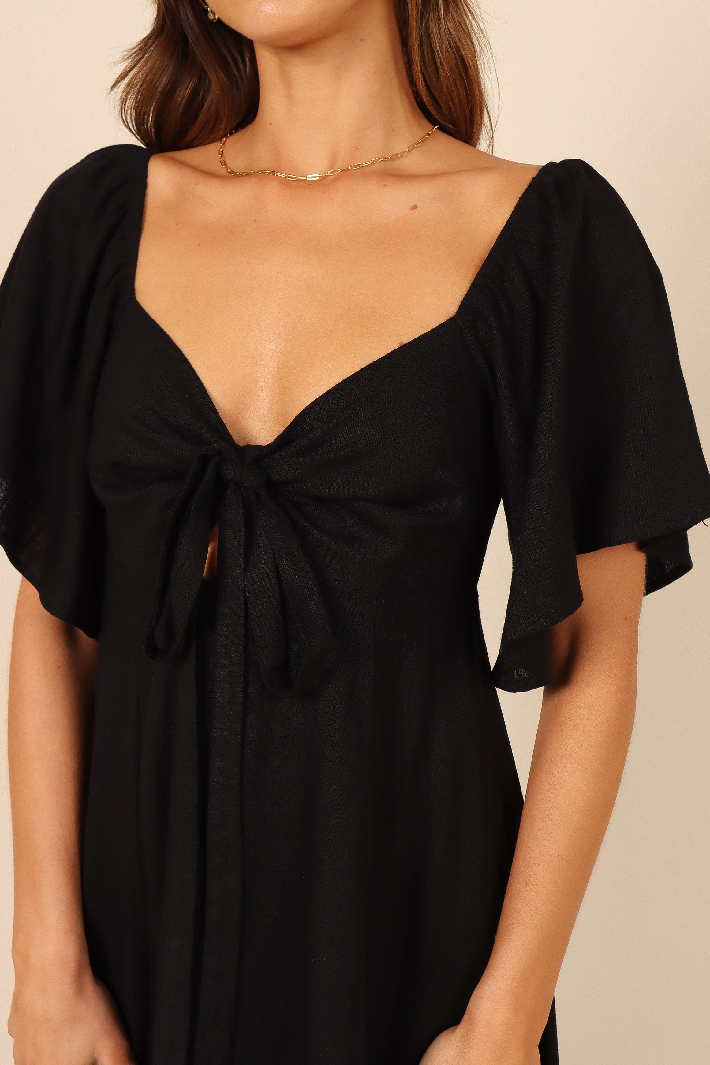 Lena Cut Out Dress - Black sold by Petal & Pup product image thumbnail 2