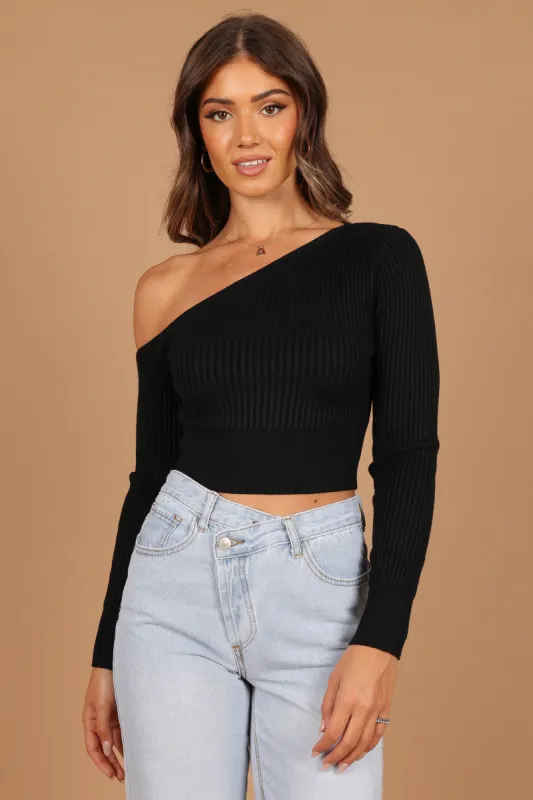 Tina Top - Black sold by Petal & Pup