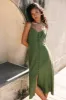 Darby Midi Dress - Ibiza Green sold by Petal & Pup