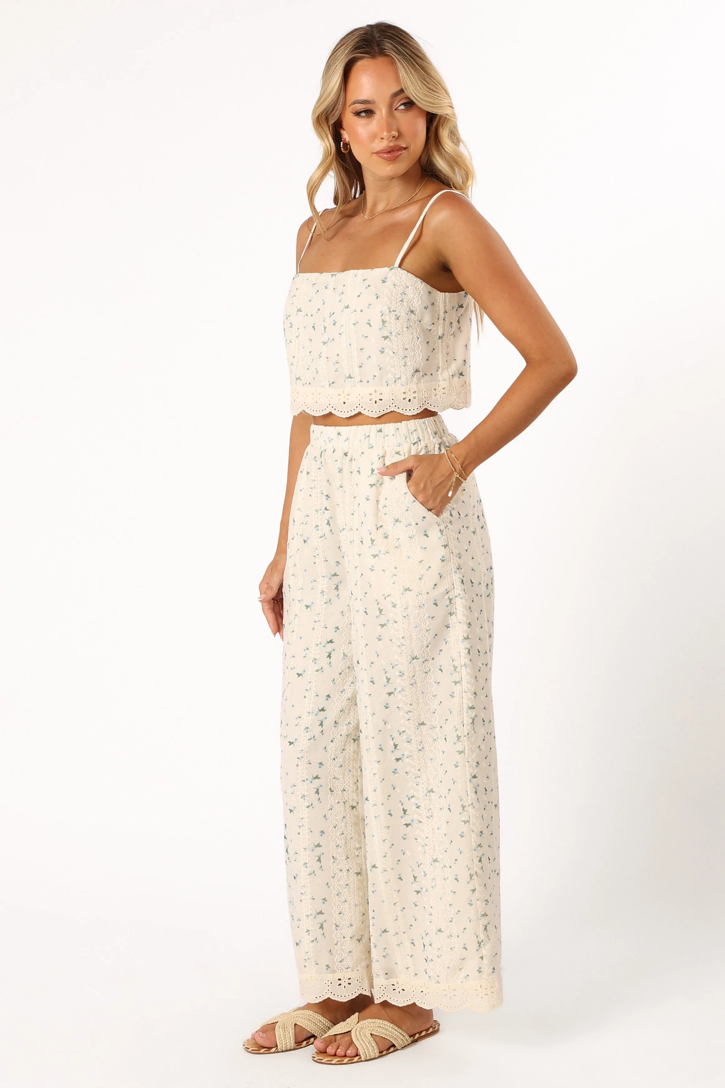 Alison Two Piece Set - Blue Floral sold by Petal & Pup product image thumbnail 3