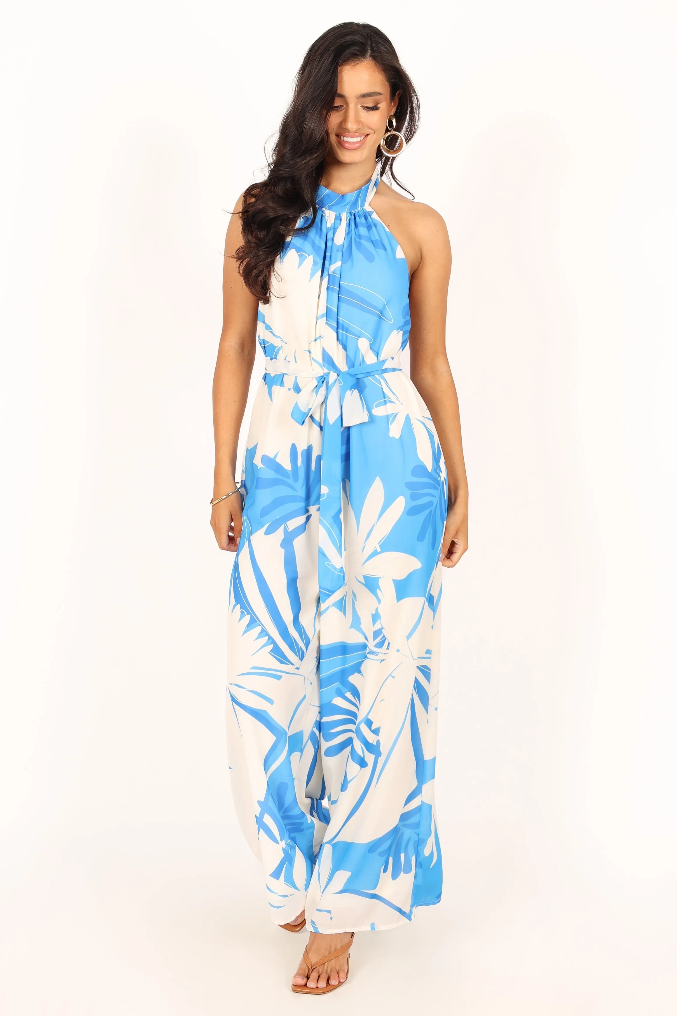 Aminah Jumpsuit - Blue Floral sold by Petal & Pup product image thumbnail 5