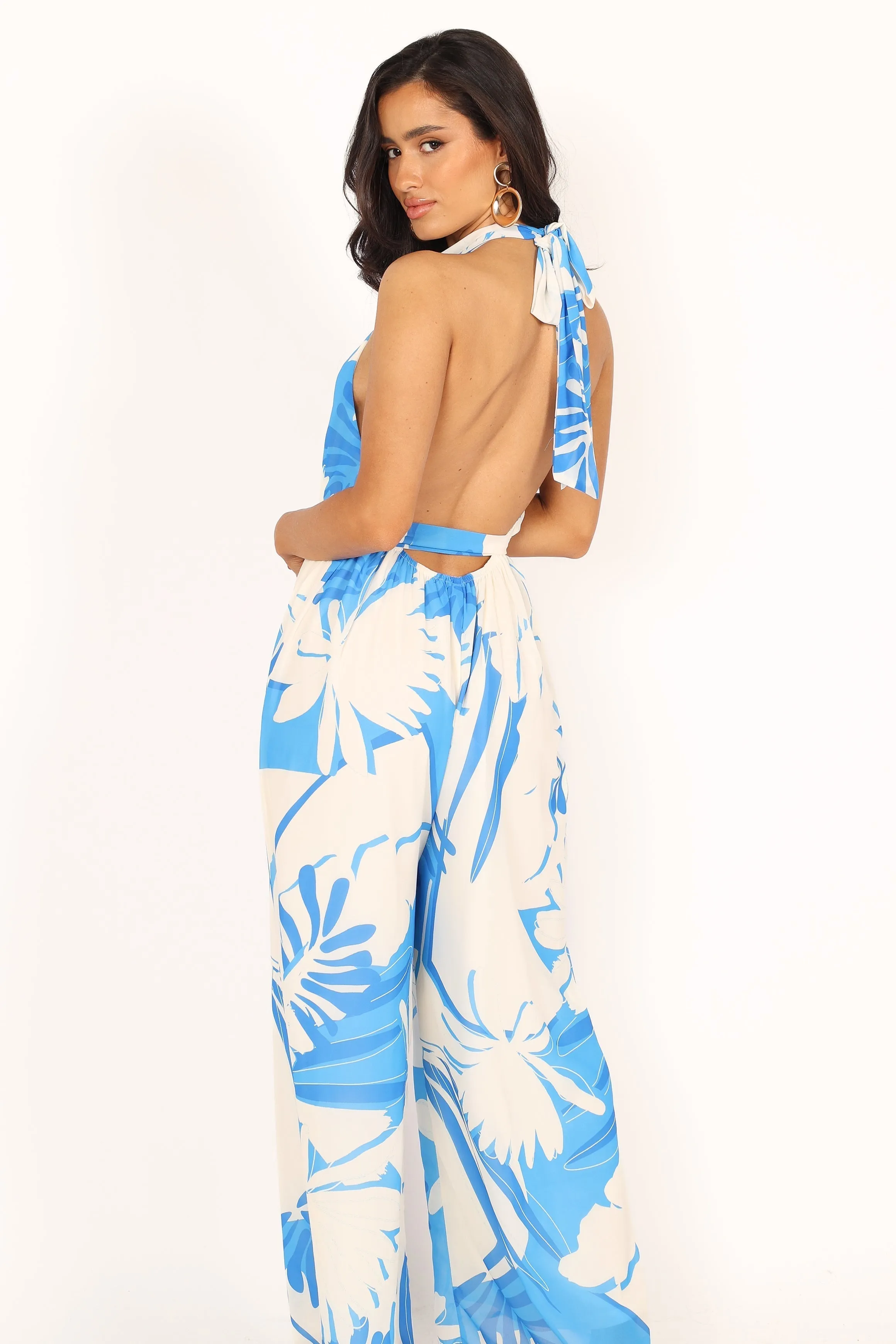 Aminah Jumpsuit - Blue Floral sold by Petal & Pup product image thumbnail 2