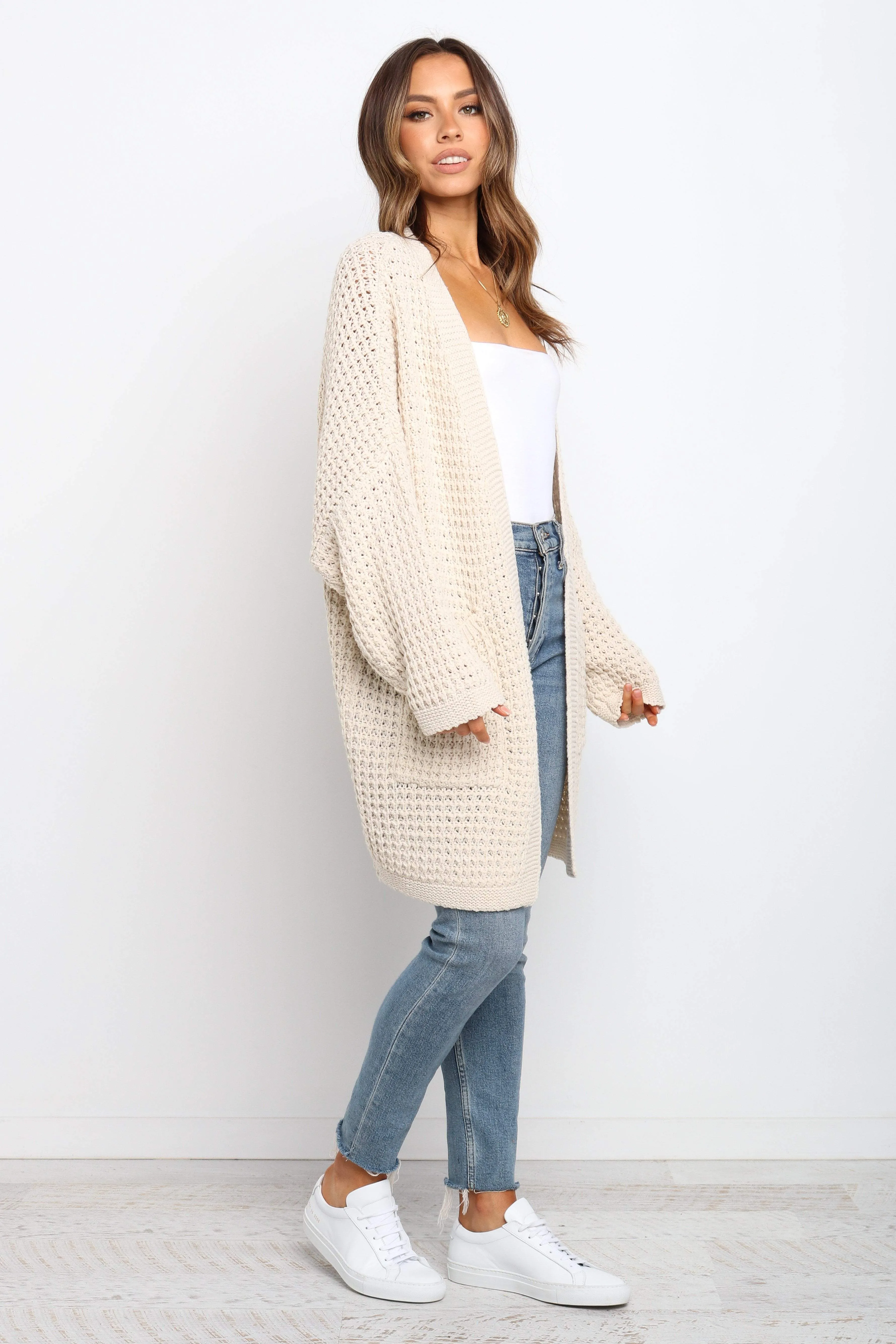 Leyonie Cardigan - Cream sold by Petal & Pup product image thumbnail 4