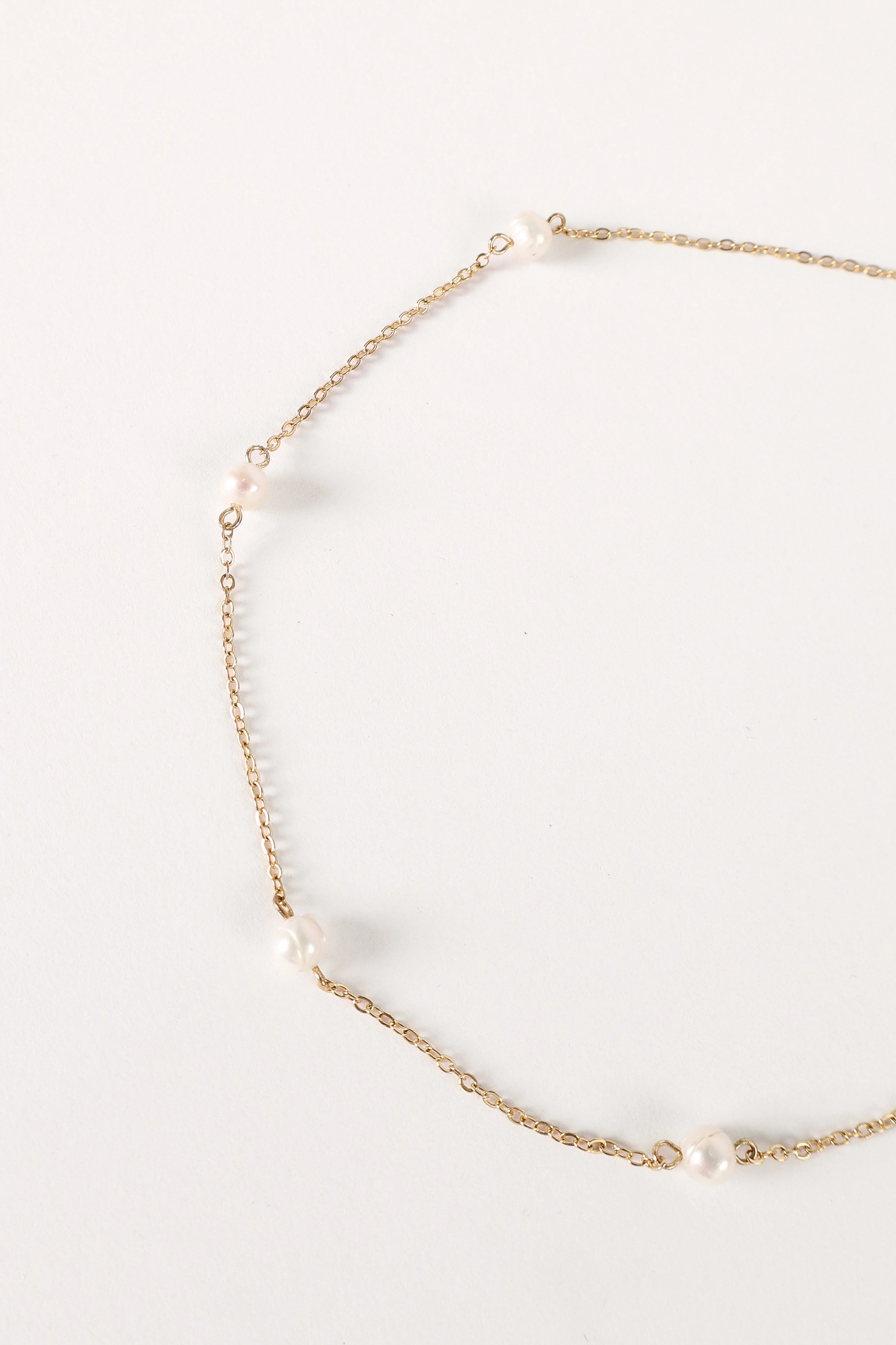 Kealy Pearl Necklace - Gold sold by Petal & Pup product image thumbnail 3