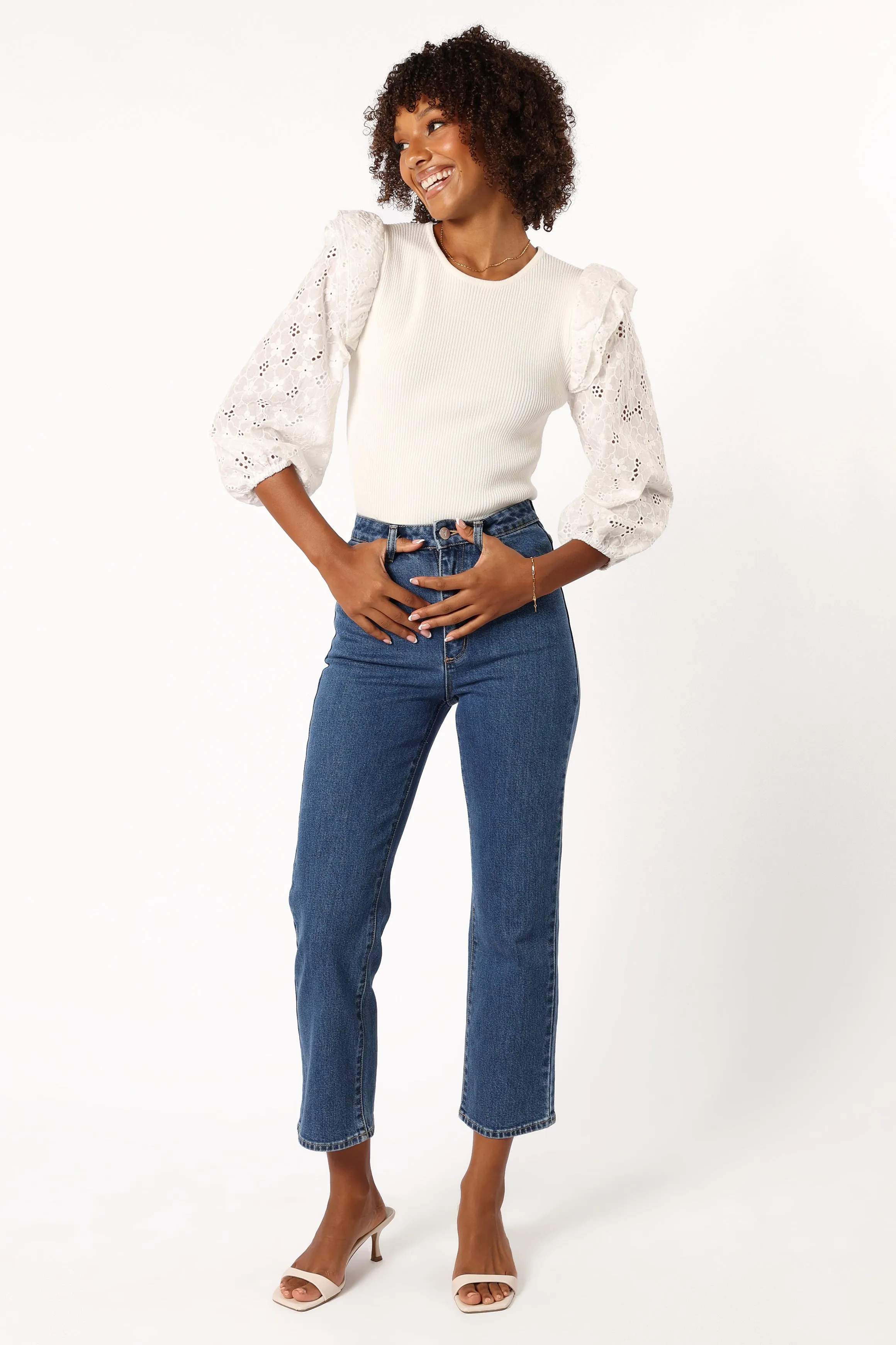 Halle Top - White sold by Petal & Pup product image thumbnail 2